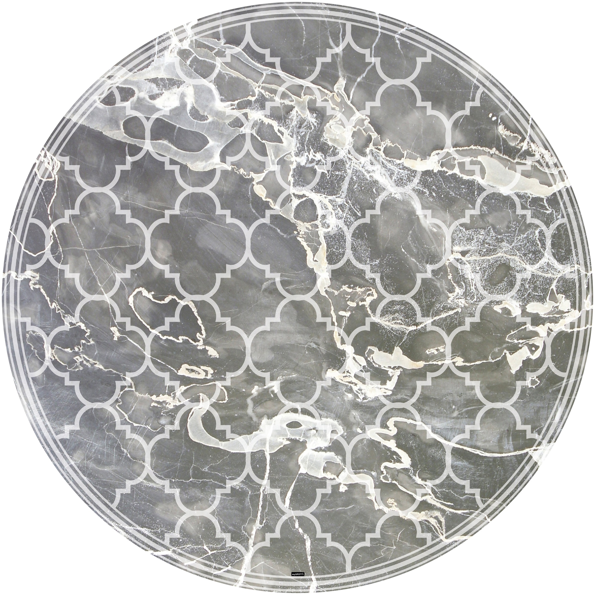 Image of MySpotti Vinylteppich »Buddy Richard«, rund, 0,5 mm Höhe, rund, wasserfest und statisch haftend bei Ackermann Versand Schweiz