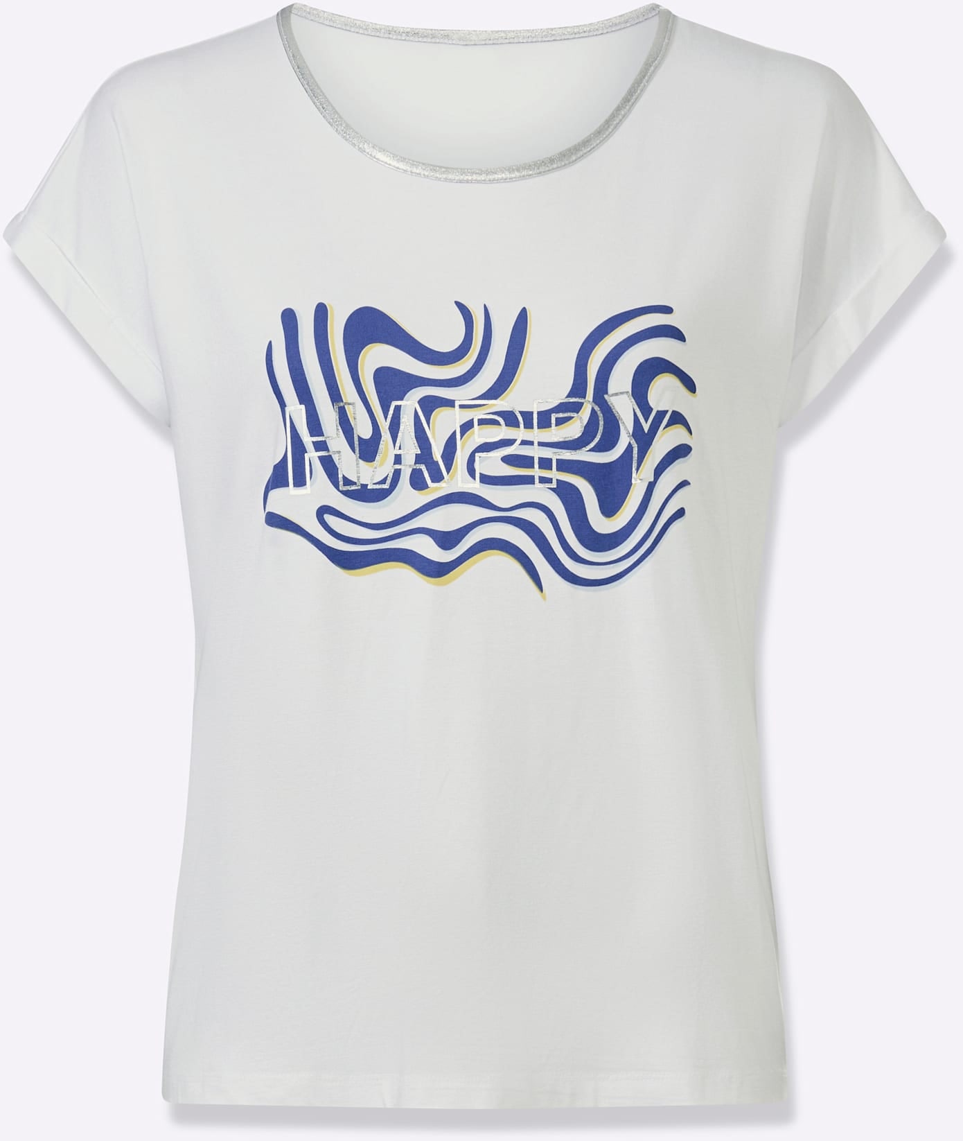 Inspirationen Shirt à col rond »Kurzarm-Shirt« 1 pièces