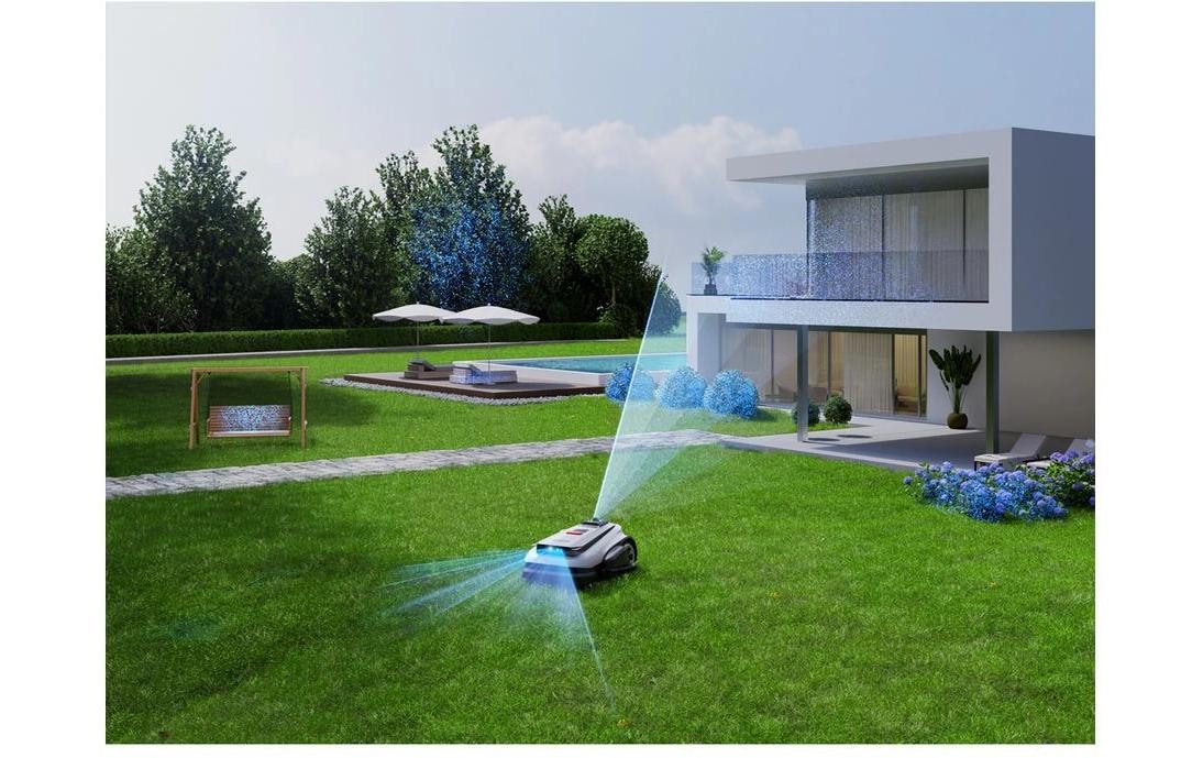 ECOVACS Rasenmähroboter »GOAT A1600 LiDAR PRO« Mäheffizienz von 400 m²/h, Trimmer (8500 rpm),   Dual-LiDAR Navigation, leistungsstarker 32-V Energieplattform