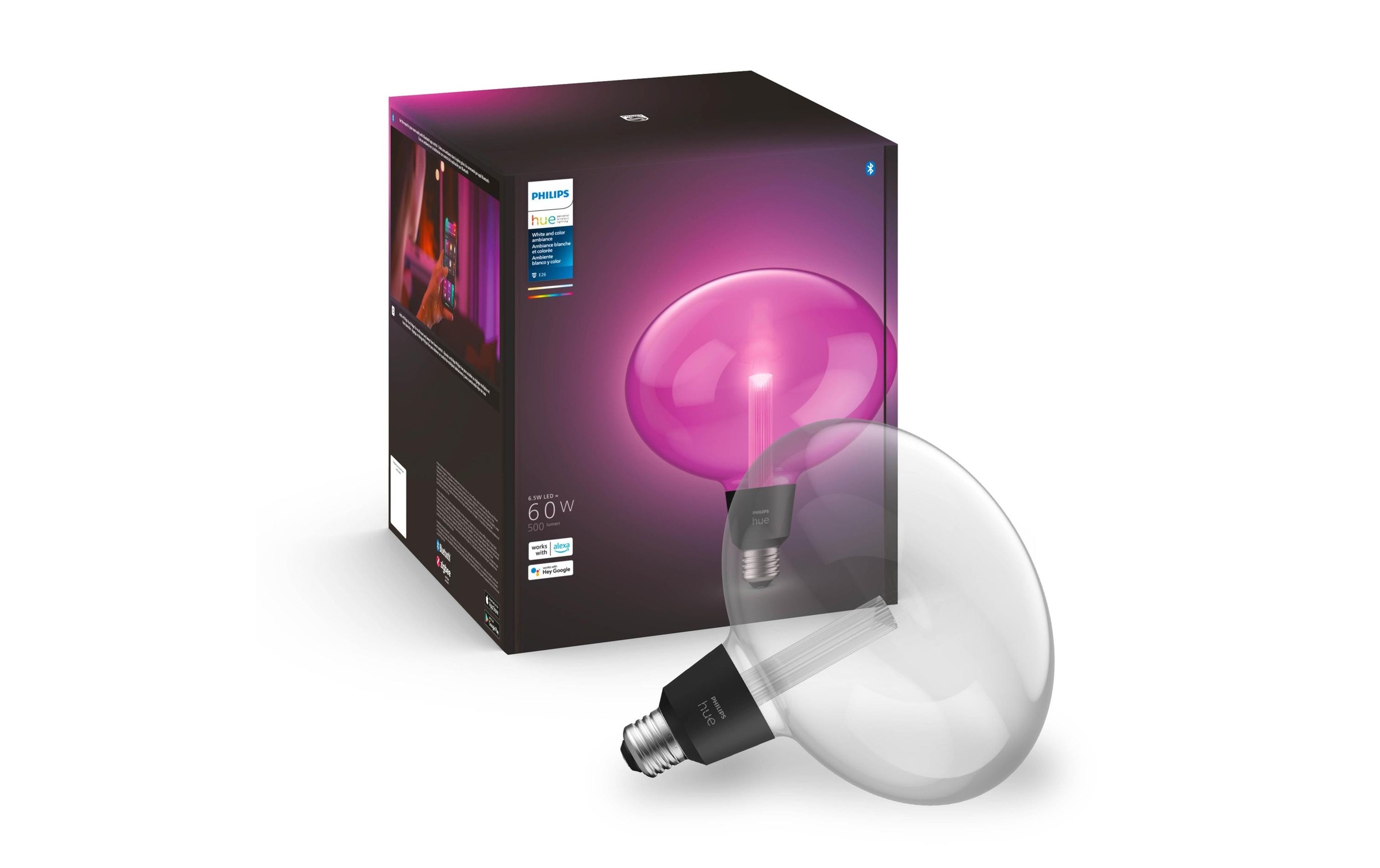 Image of Philips Hue LED-Leuchtmittel "White & Col. Amb." E27 Farbwechsler