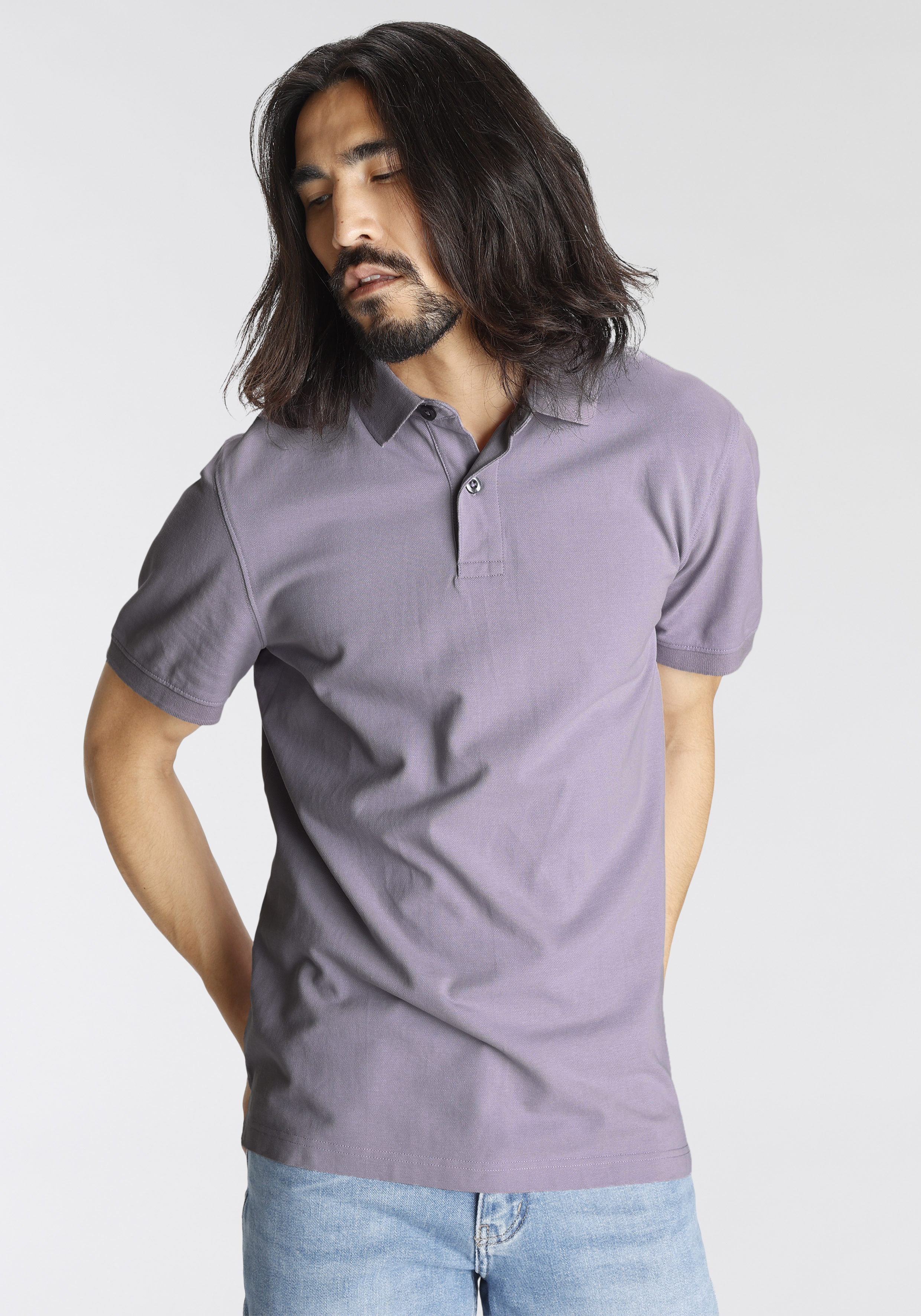 Poloshirt »aus Bio-Baumwolle«