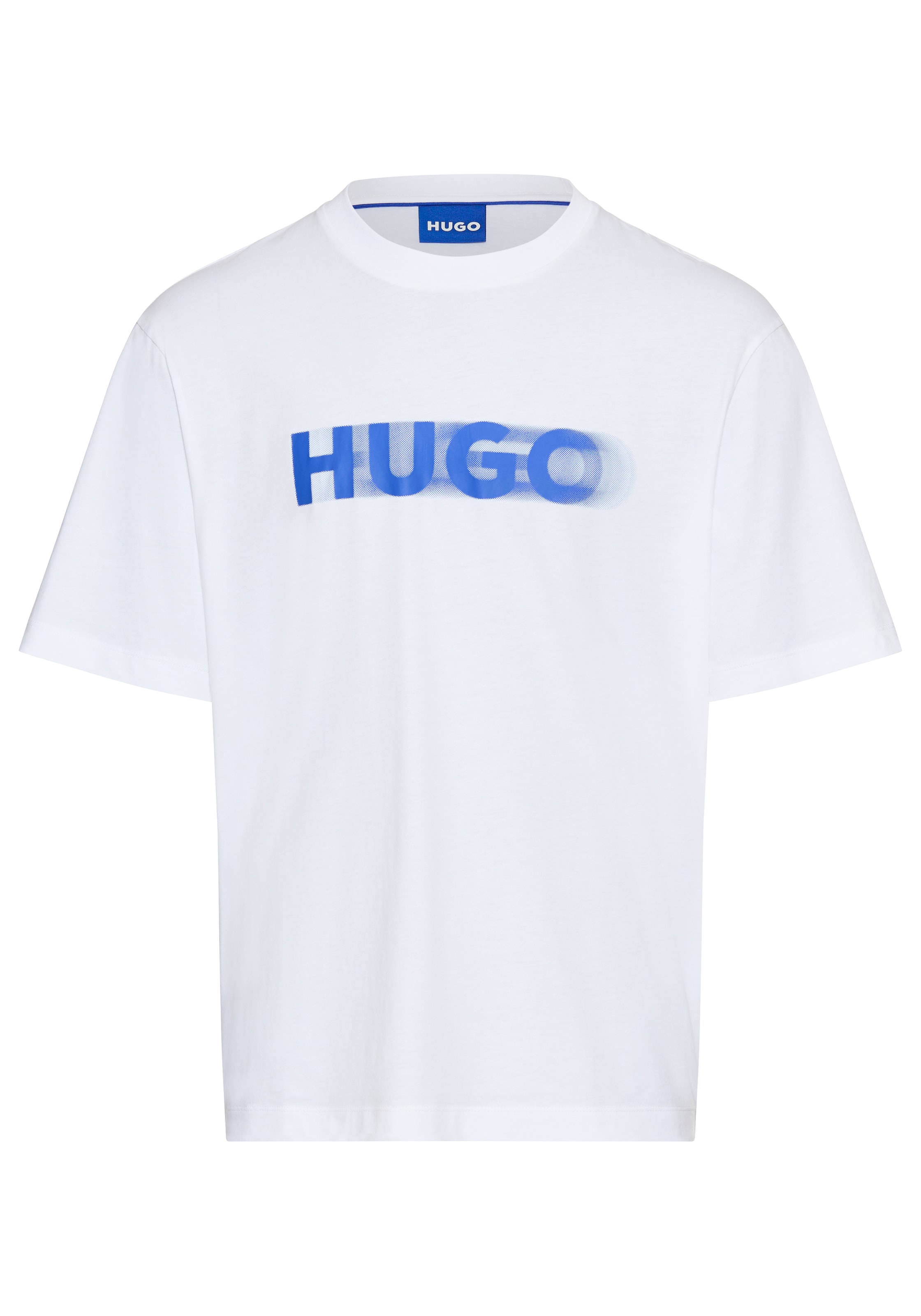 HUGO Blue T-Shirt »Nalax« mit Logo-Druck