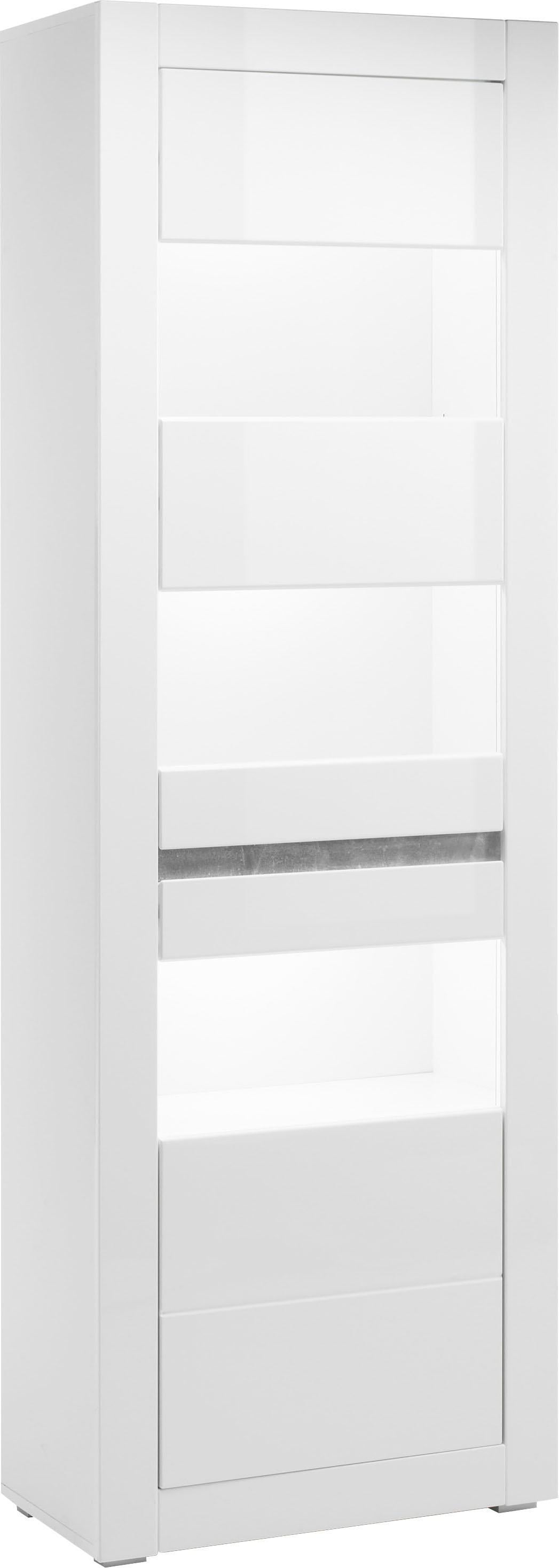 Image of Home affaire Vitrine "Carat" Höhe 198 cm, zwei Leisten angeliefert, 1 x grau, 1 x weiss