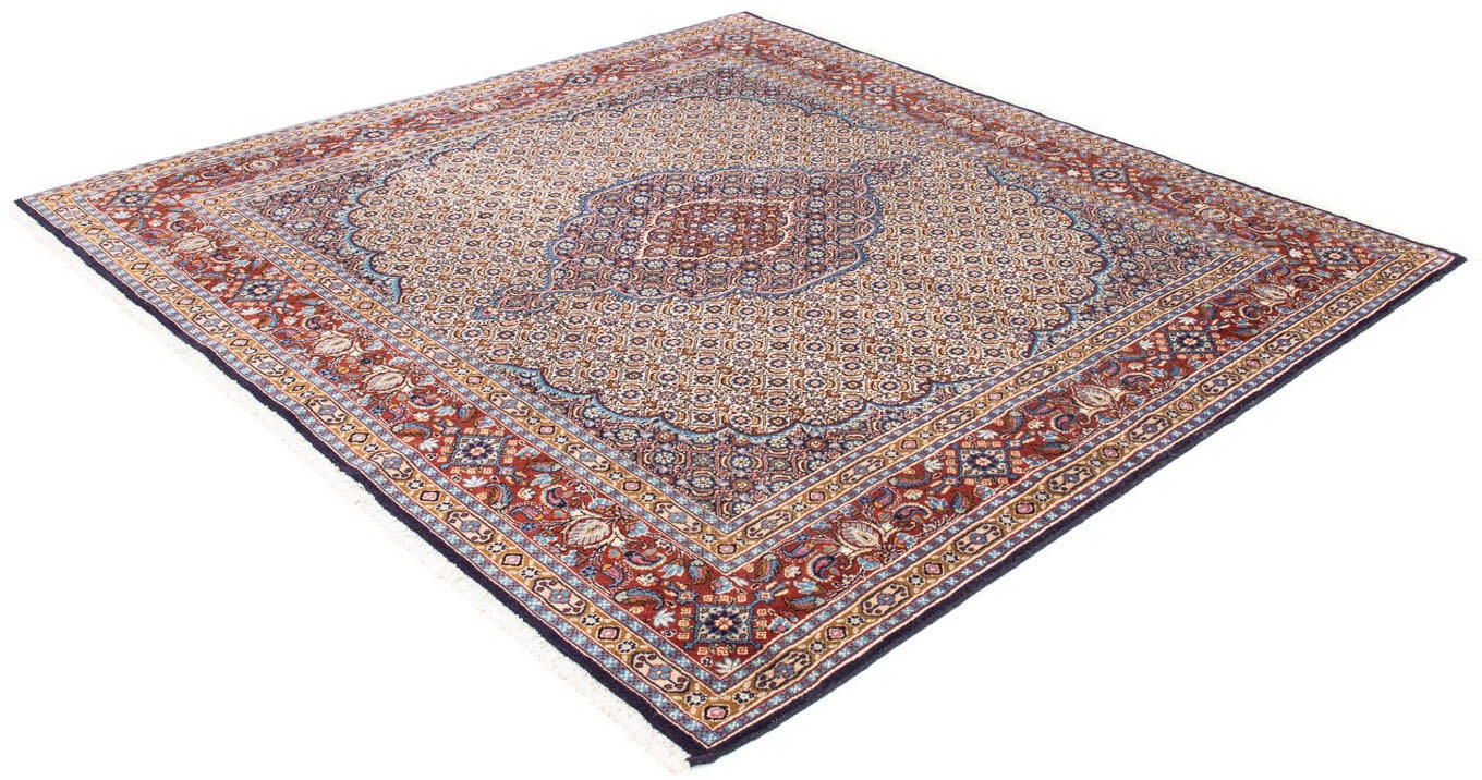 Image of morgenland Orientteppich »Perser - Classic quadratisch - 200 x 191 cm - beige«, quadratisch, 10 mm Höhe, Wohnzimmer, Handgeknüpft, Einzelstück mit Zertifikat bei Ackermann Versand Schweiz