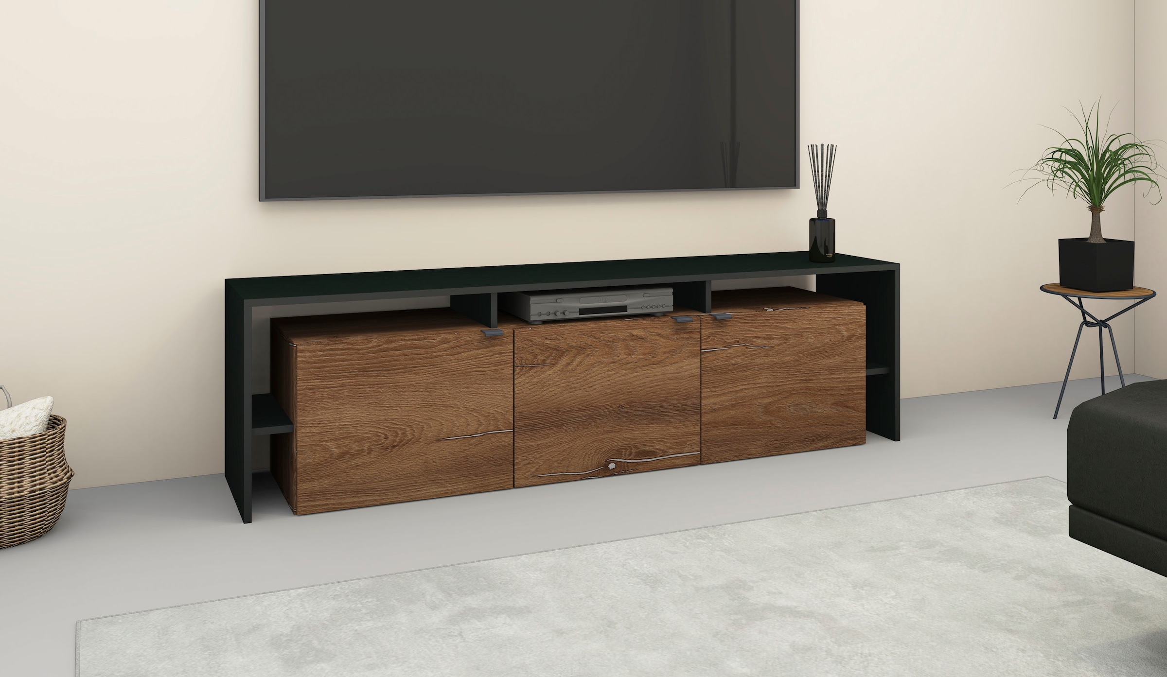 borchardt Möbel TV-Schrank »Sophia«, Breite 159 cm, mit Überbau