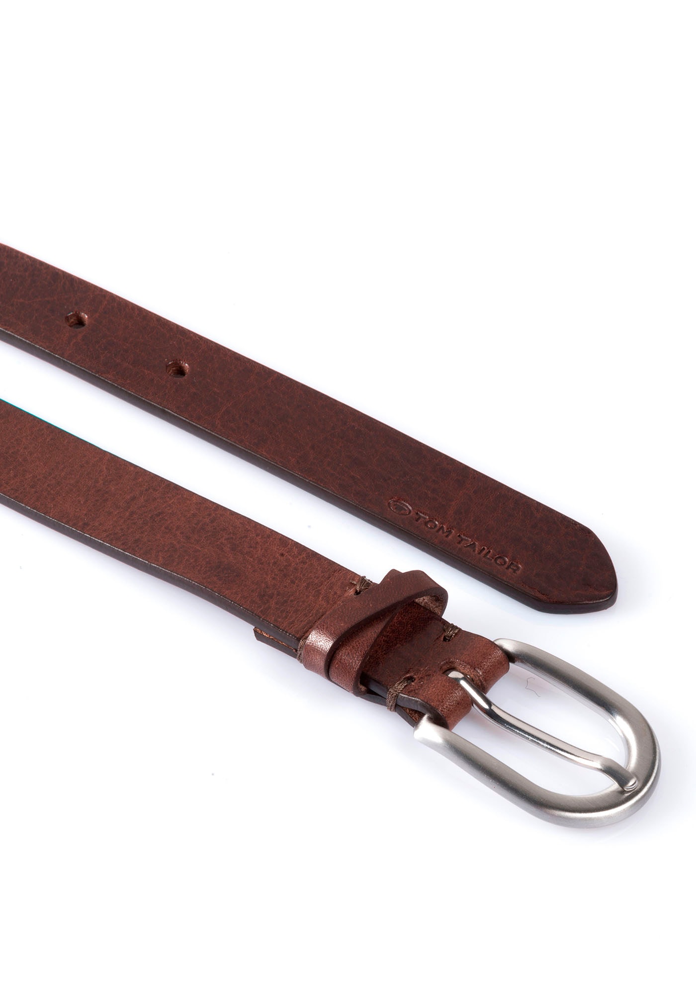 TOM TAILOR Ledergürtel »TTNELLY«, 2 cm breiter Damengürtel, modisch vielseitig