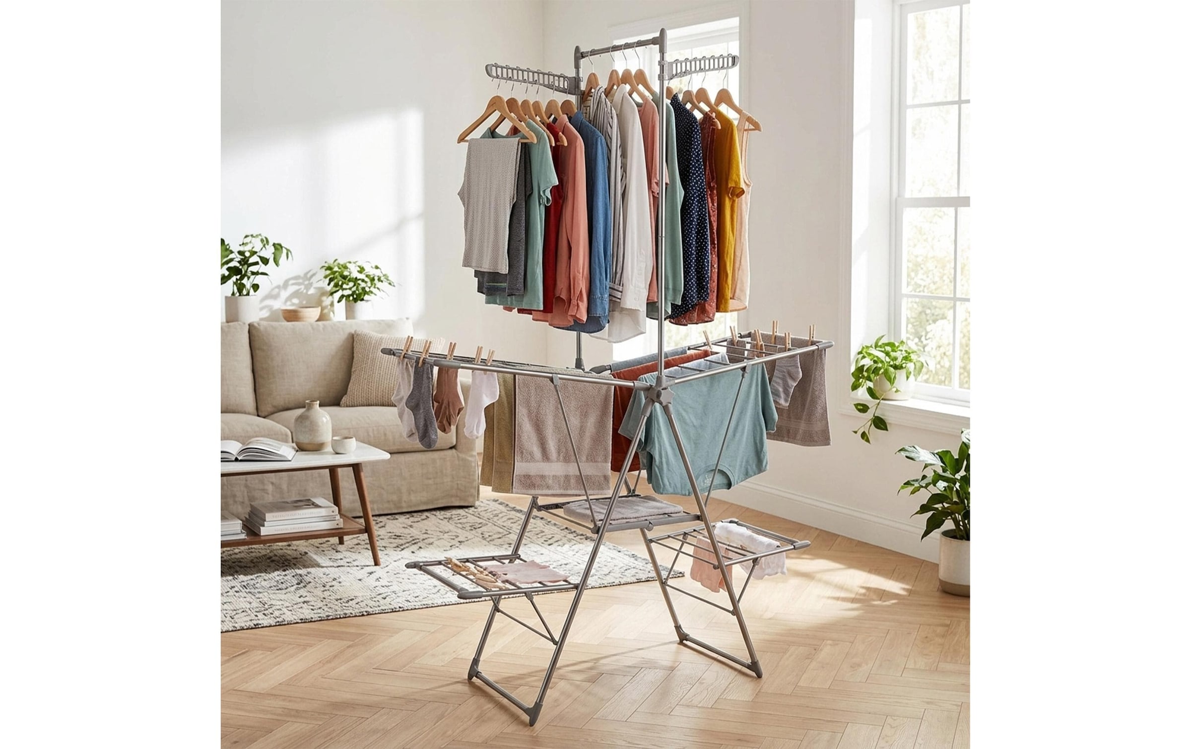 relaxdays Séchoir à linge »11 m«