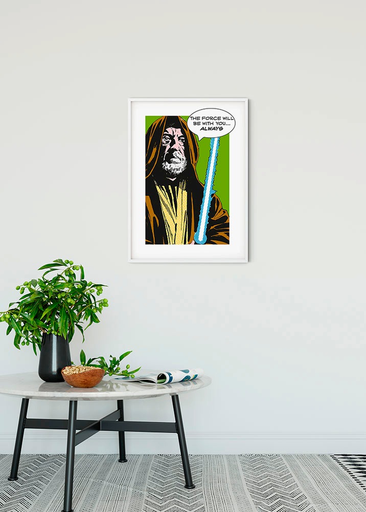 Komar Poster »Star Wars Classic Comic Quote Obi Wan«, Star Wars, (1 St.), Kinderzimmer, Schlafzimmer, Wohnzimmer