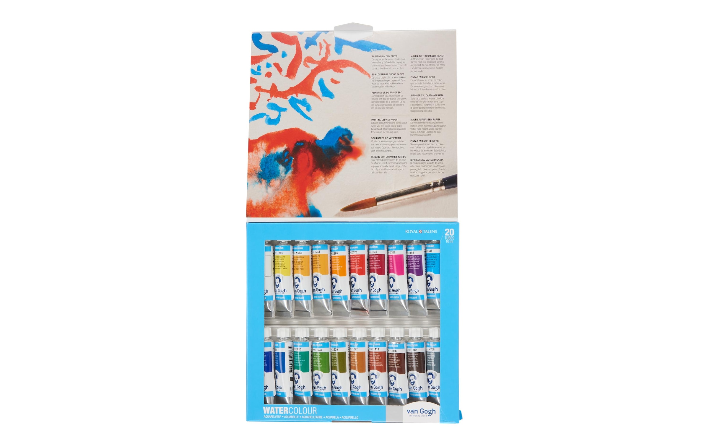 Aquarellfarbe »Van Gogh Malkasten 20er-Set, Mehrfarbig«