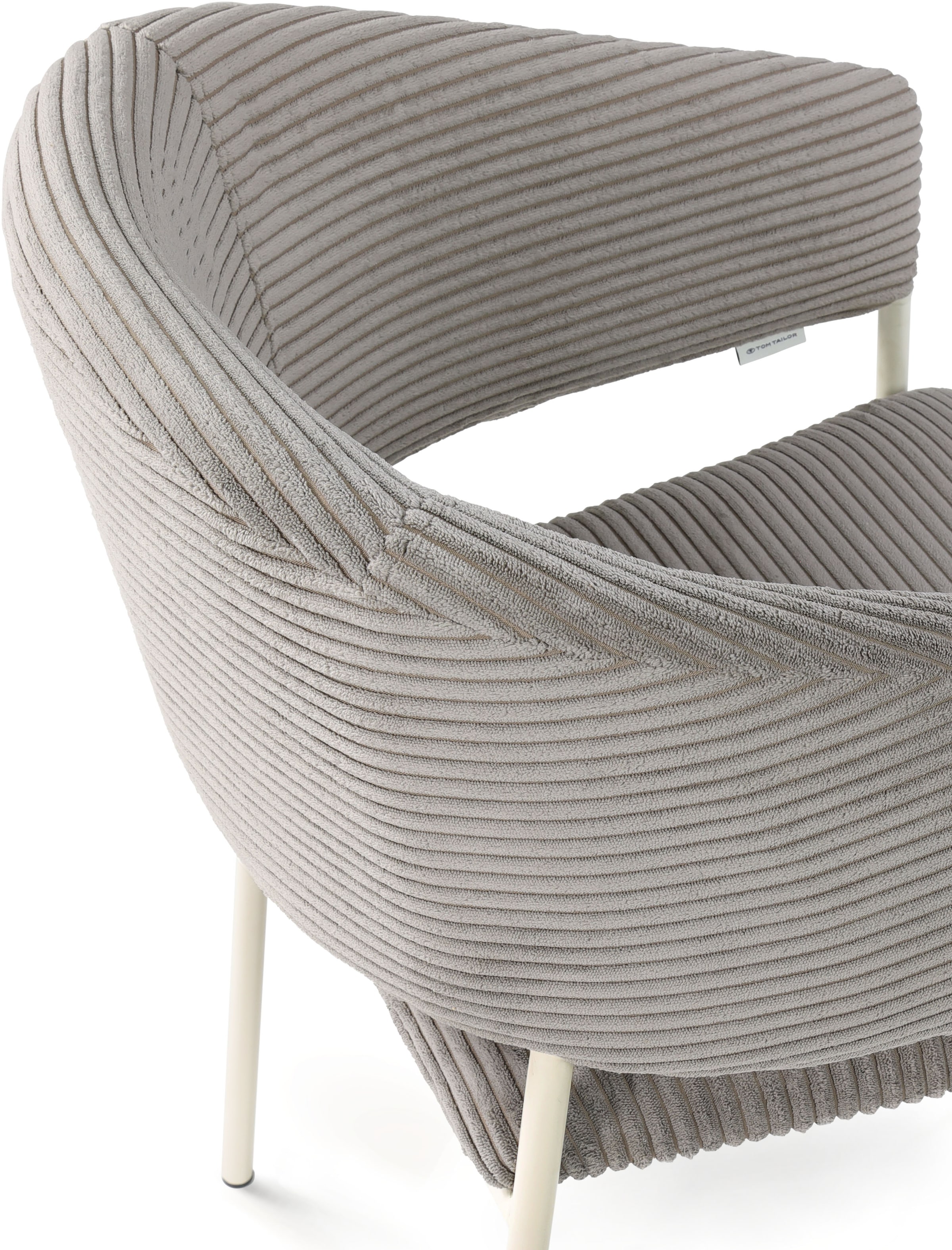 TOM TAILOR HOME Armlehnstuhl »EMBRACE ARMCHAIR« (Set) 2 Stk.Esszimmerstuhl, mit Armlehnen, 4-Fussgestell, Rückenausschnitt