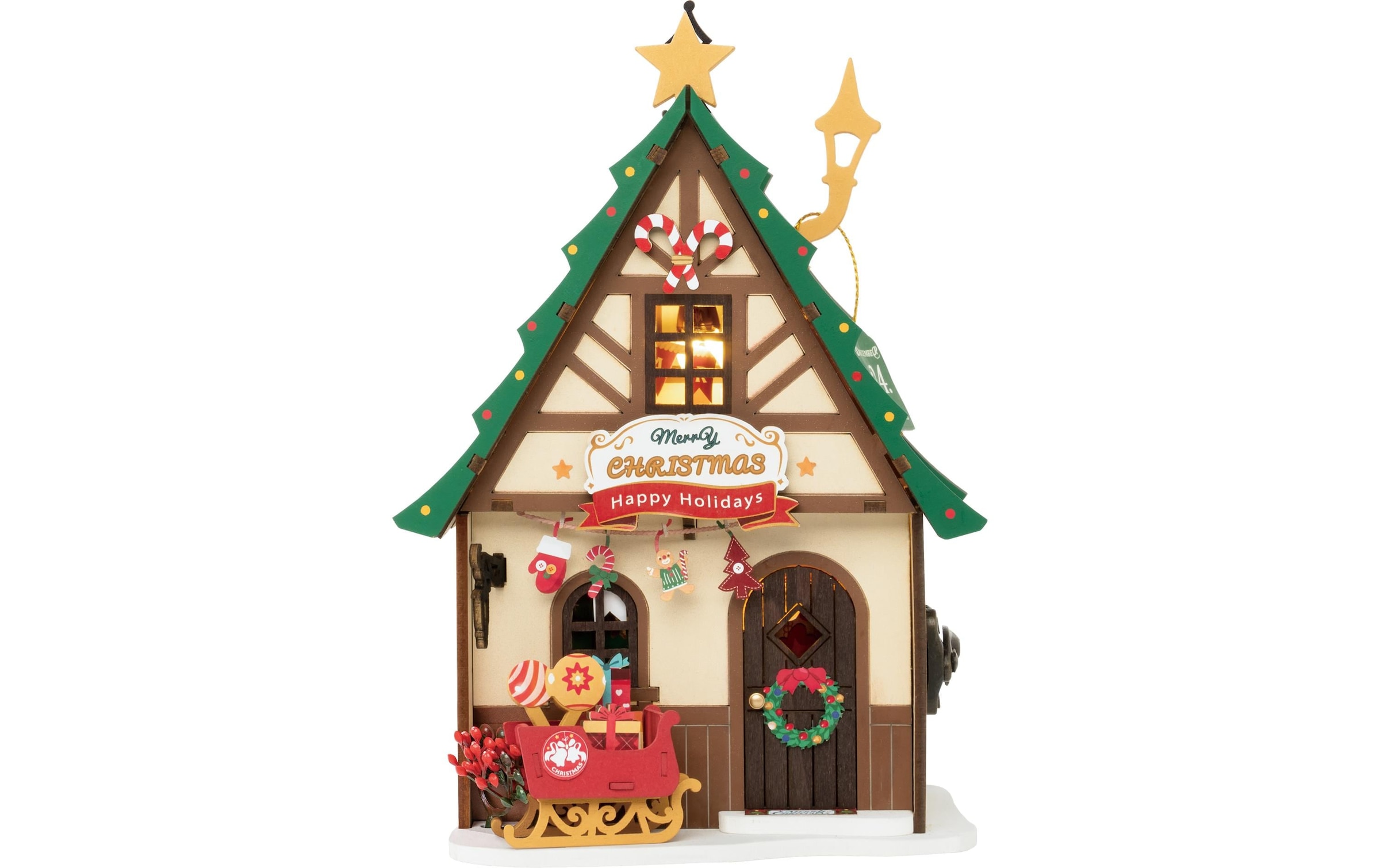   Modellbausatz »RoboTime Funkelndes Weihnachtshaus«