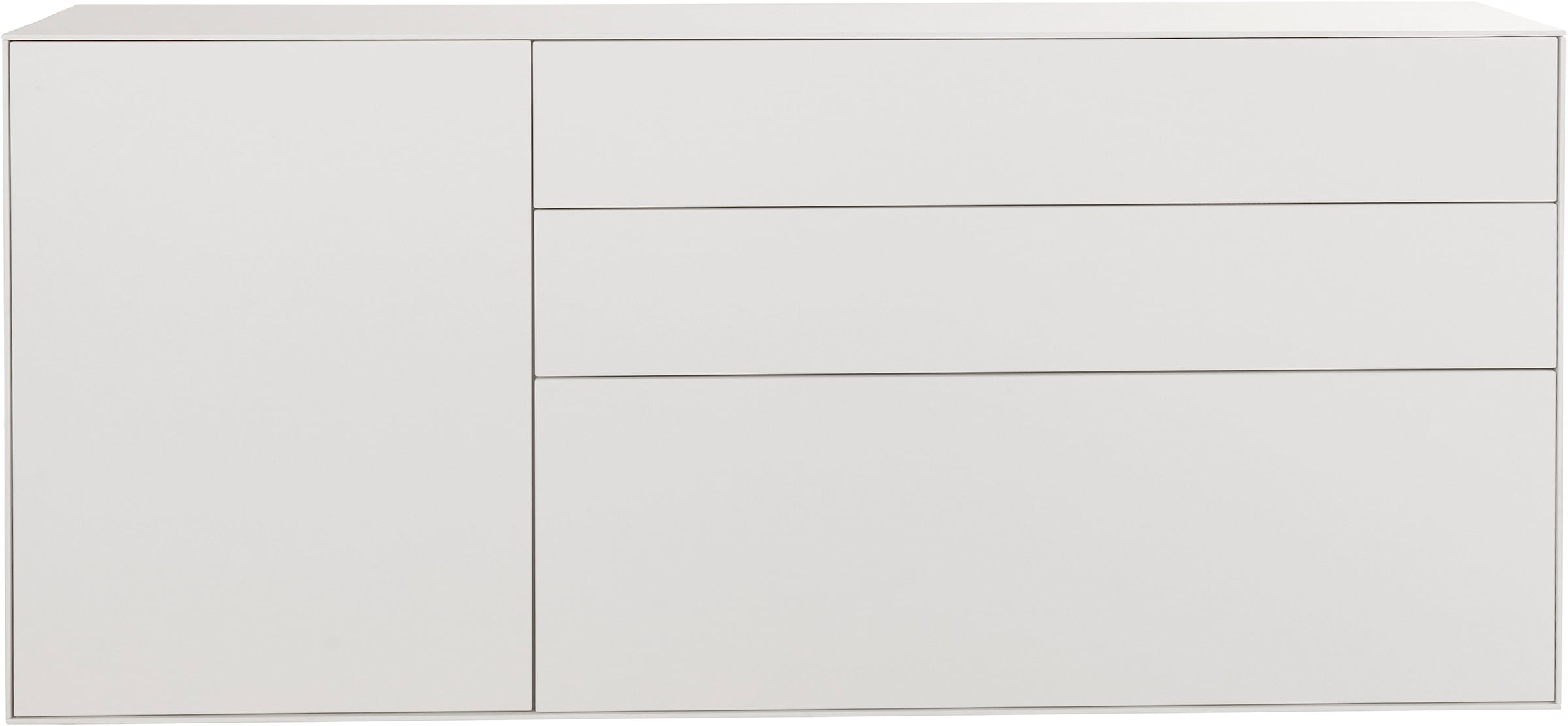 LeGer Home by Lena Gercke Sideboard »Essentials«, Breite: 167cm, MDF lackiert, Push-to-open-Funktion