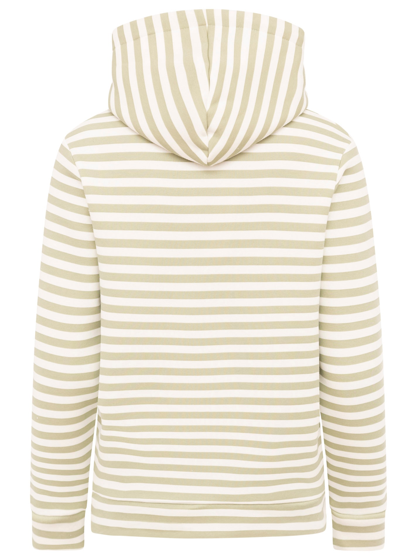 Zwillingsherz Kapuzensweatshirt »"Streifen Strandglück"«, gestreift, Stickererei vorne, Kordelzug; Tasche