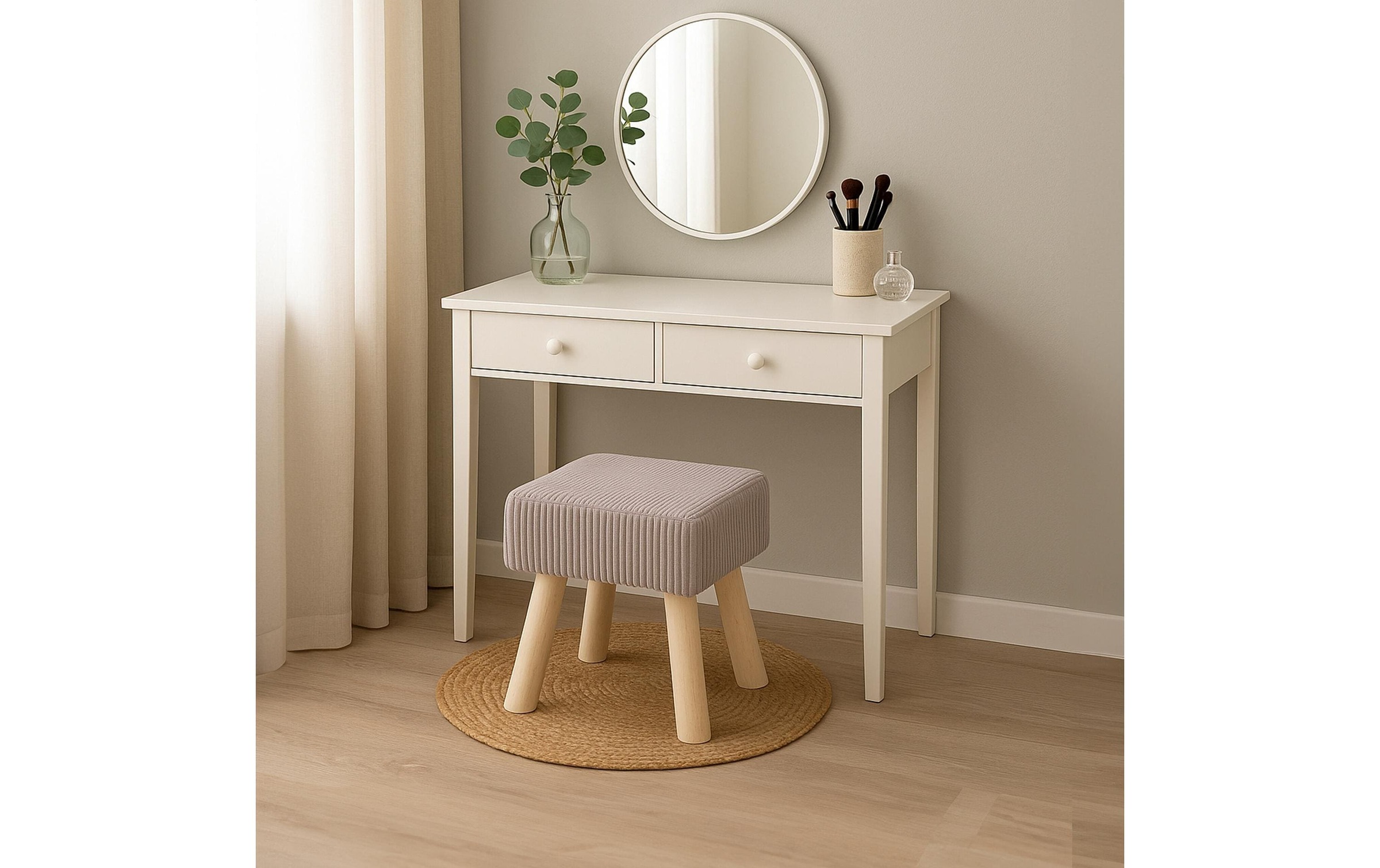 relaxdays Hocker »Cord 30 x 30 cm«