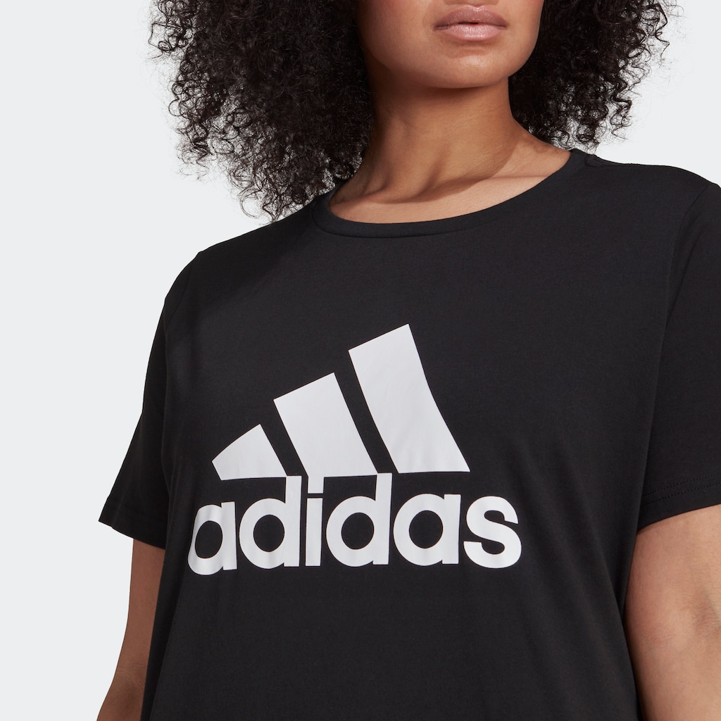 adidas Sportswear T-Shirt »ESSENTIALS LOGO – GROSSE GRÖSSEN«