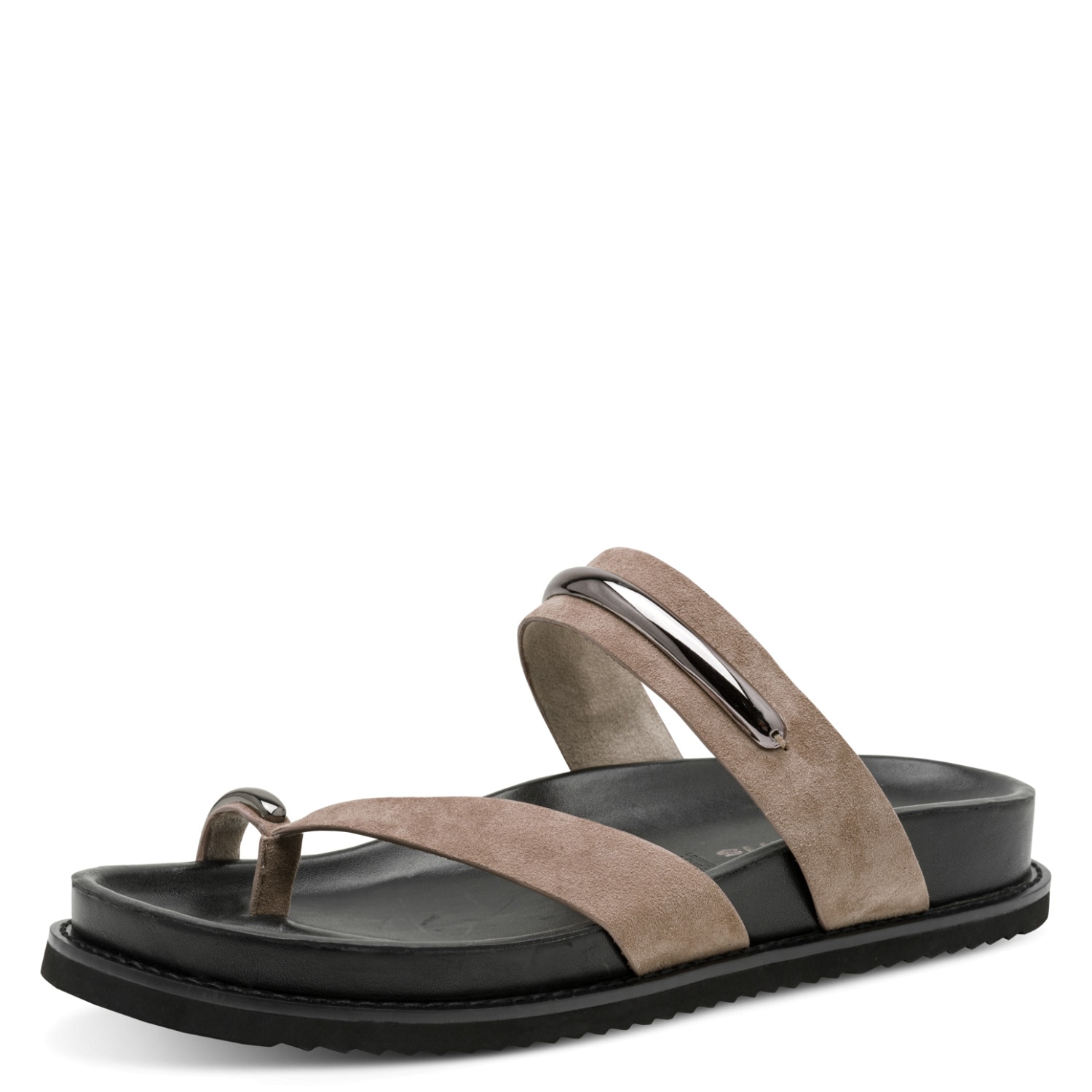 Image of Tamaris Dianette Sommerschuh, Pantolette, Zehentrenner mit Schmuckelementen