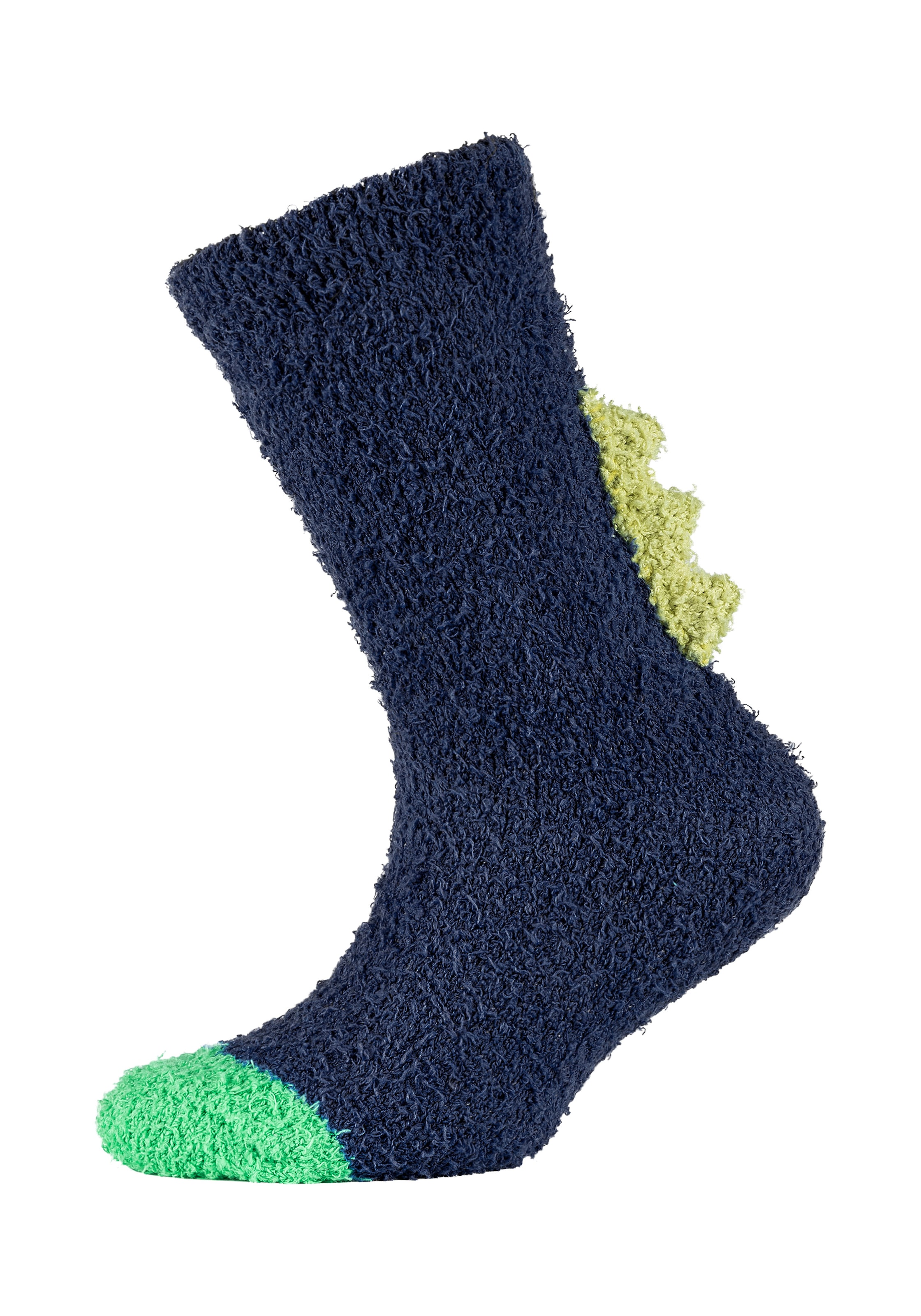 Camano Chaussettes »COSY FANCY APPLICATION SOCKS« 4 Couple tlg. mit elastischem Bund