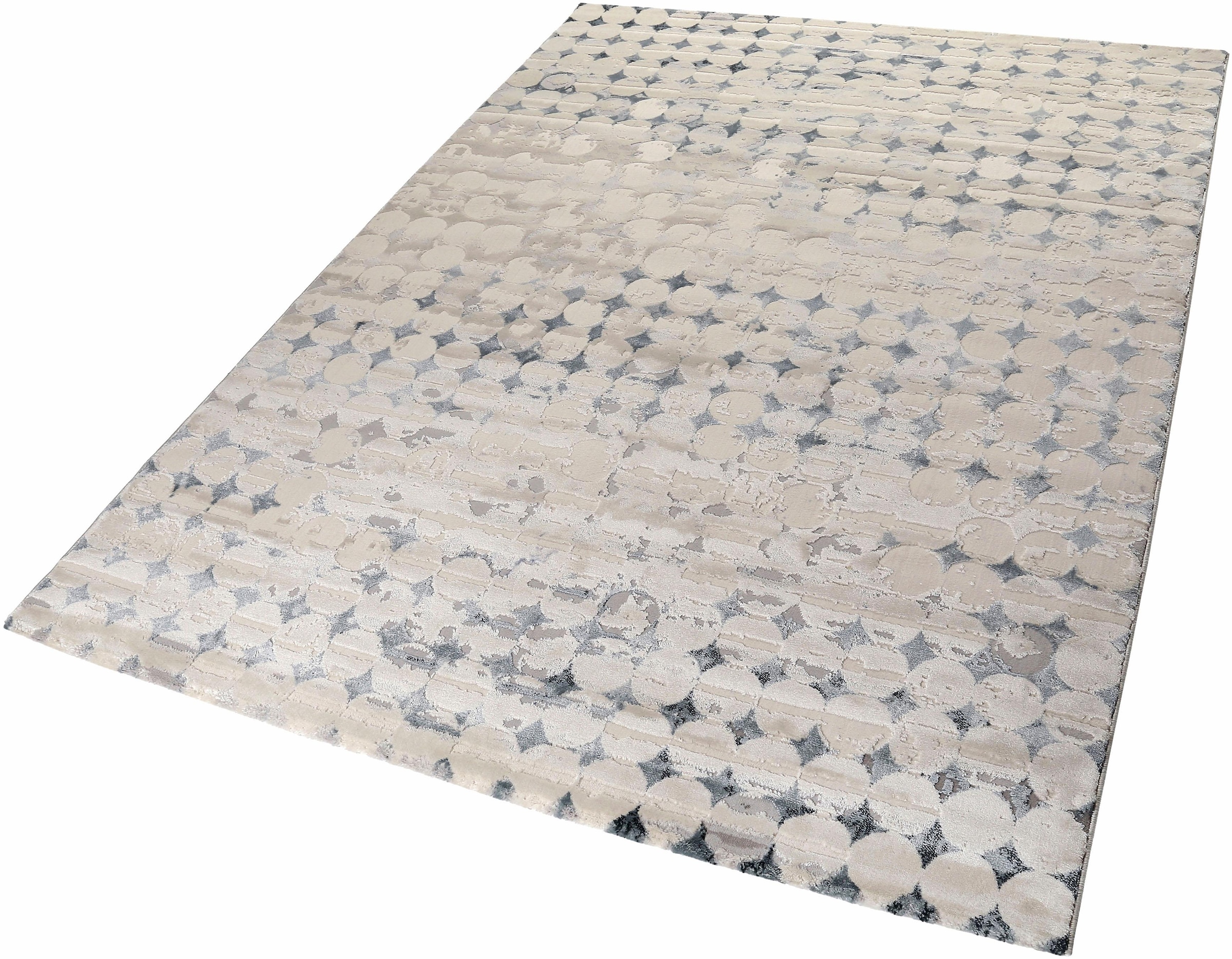 Image of Esprit Teppich "Velvet Spots ESP-3352" rechteckig 12 mm Höhe Kurzflor, Hoch Tief Struktur, Wohnzimmer, Schlafzimmer