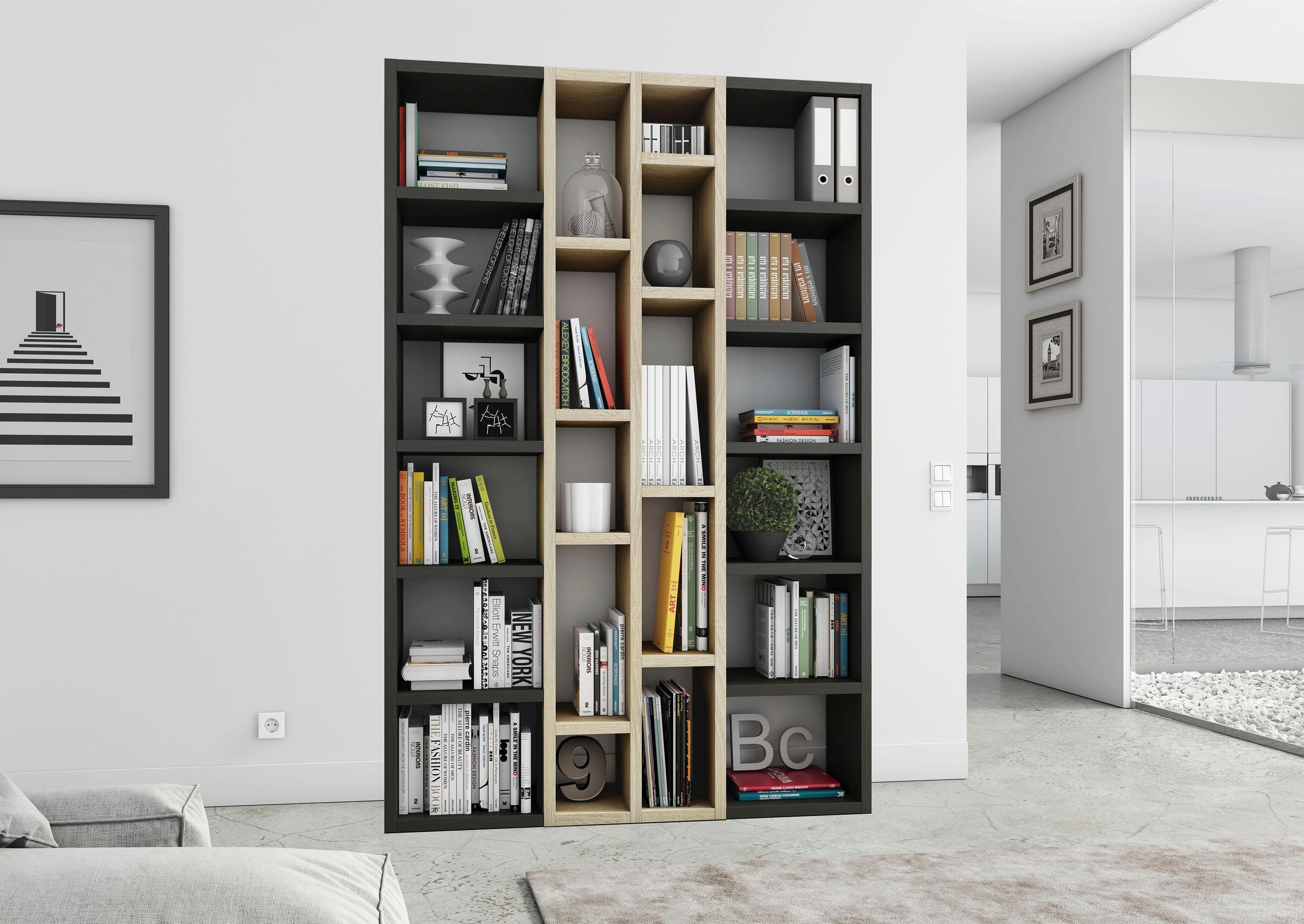 Image of fif möbel Raumteilerregal »TOR391-2«, Breite 145 cm bei Ackermann Versand Schweiz