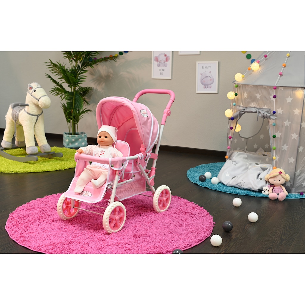 Knorrtoys® Zwillingspuppenwagen »Big Twin - Princess White Rose«