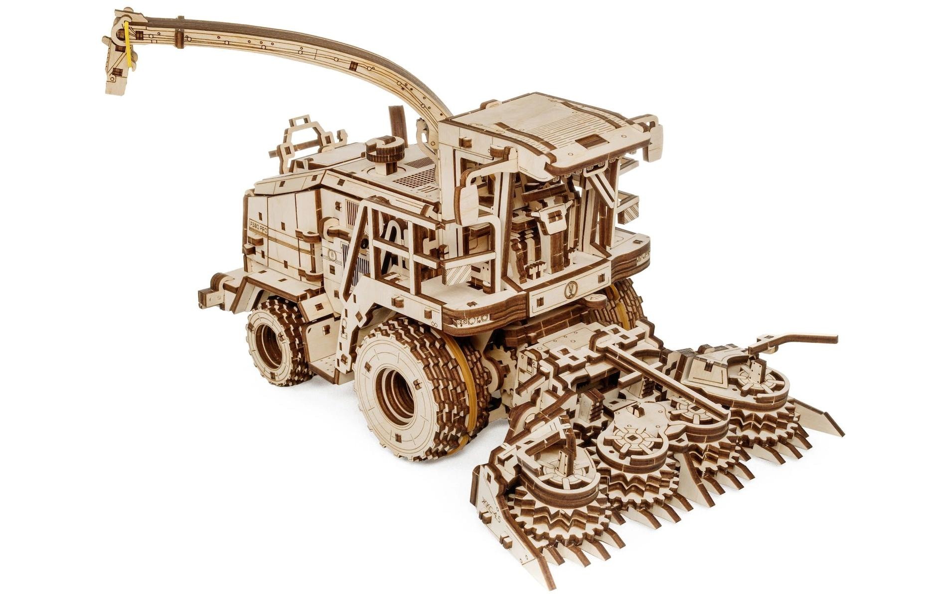 Image of Modellbausatz "Eco-Wood-Art Mähdrescher FS80" 580 Stk. tlg.