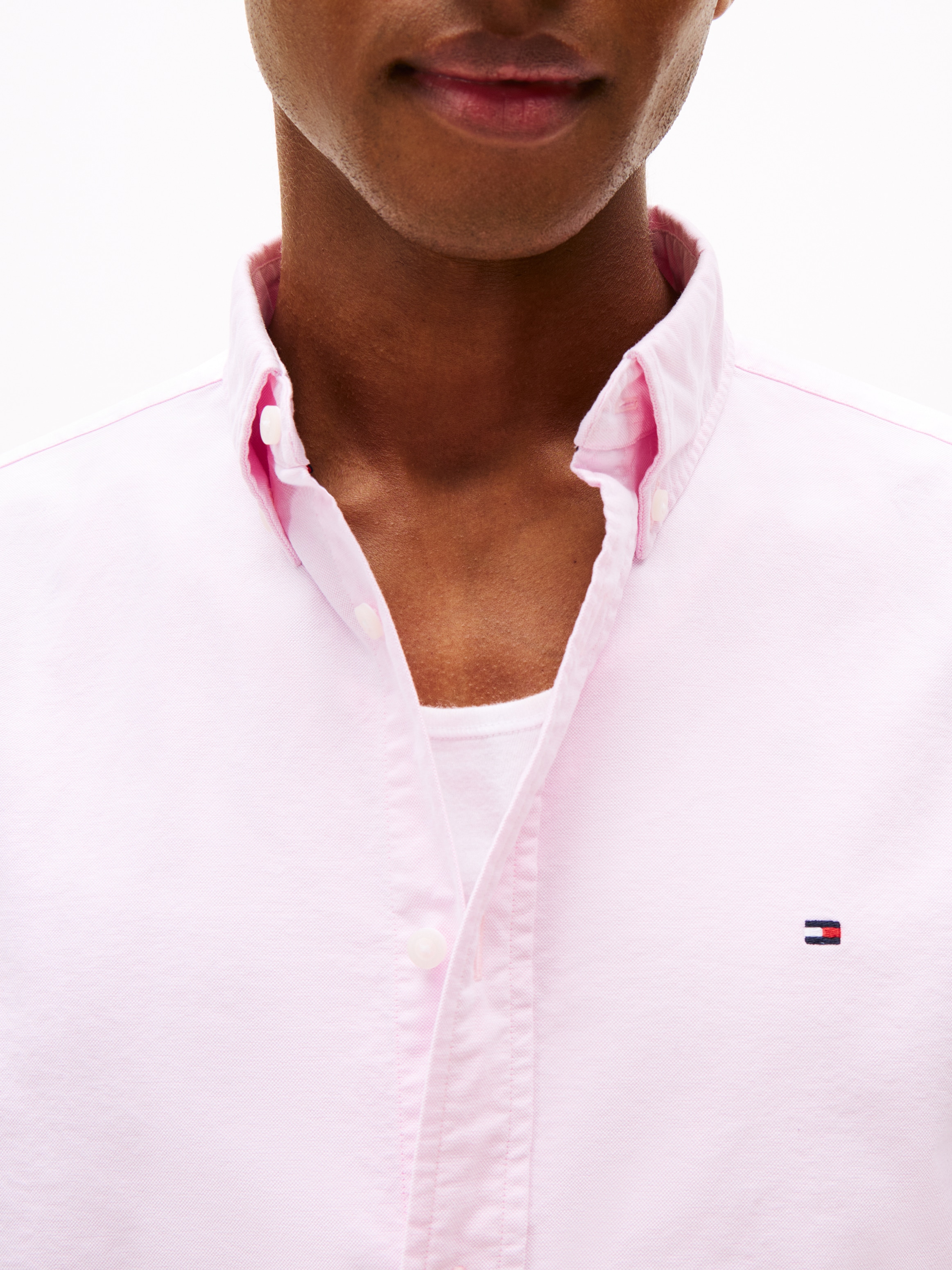 Tommy Hilfiger Langarmhemd »SOLID HERITAGE OXFORD Regular Fit«