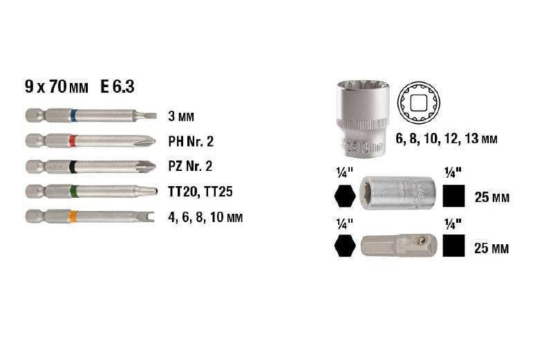 kwb Bohrer- und Bit-Set »Power Box«