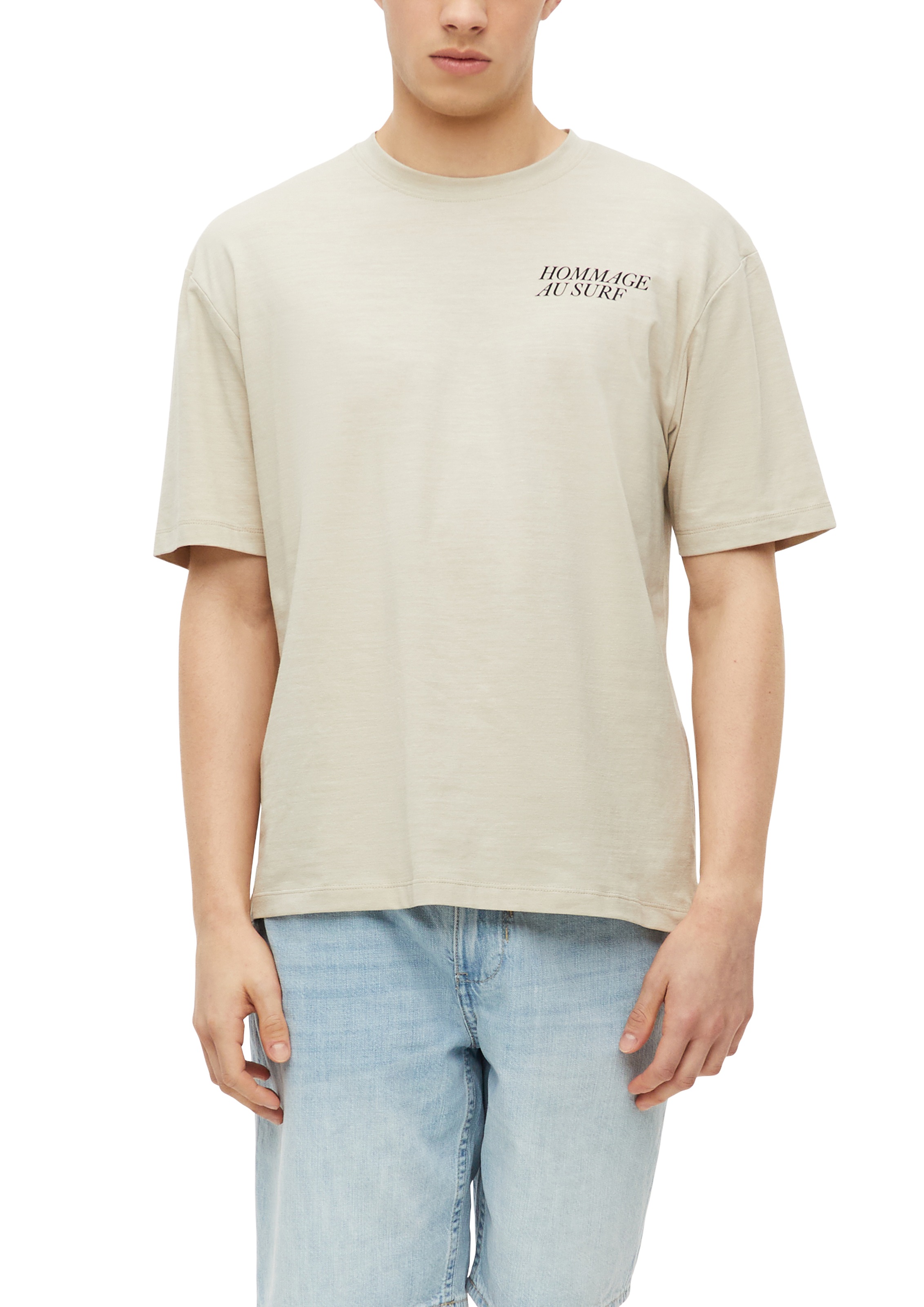 Image of s.Oliver Kurzarmshirt Sommershirt mit kleinem Print