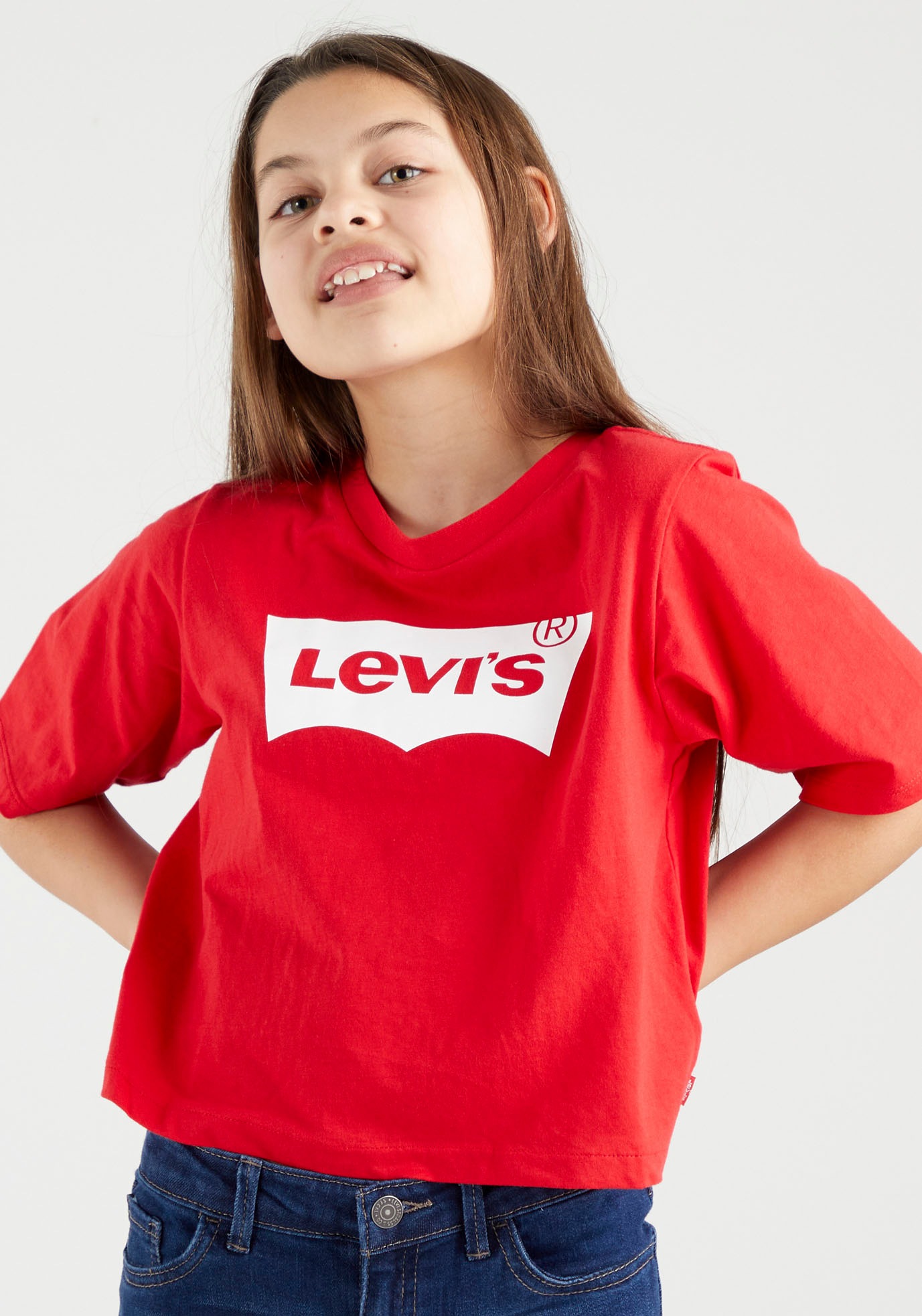 Image of Levi's® Kids T-Shirt »BATWING CROPPED TEE«, for GIRLS bei Ackermann Versand Schweiz