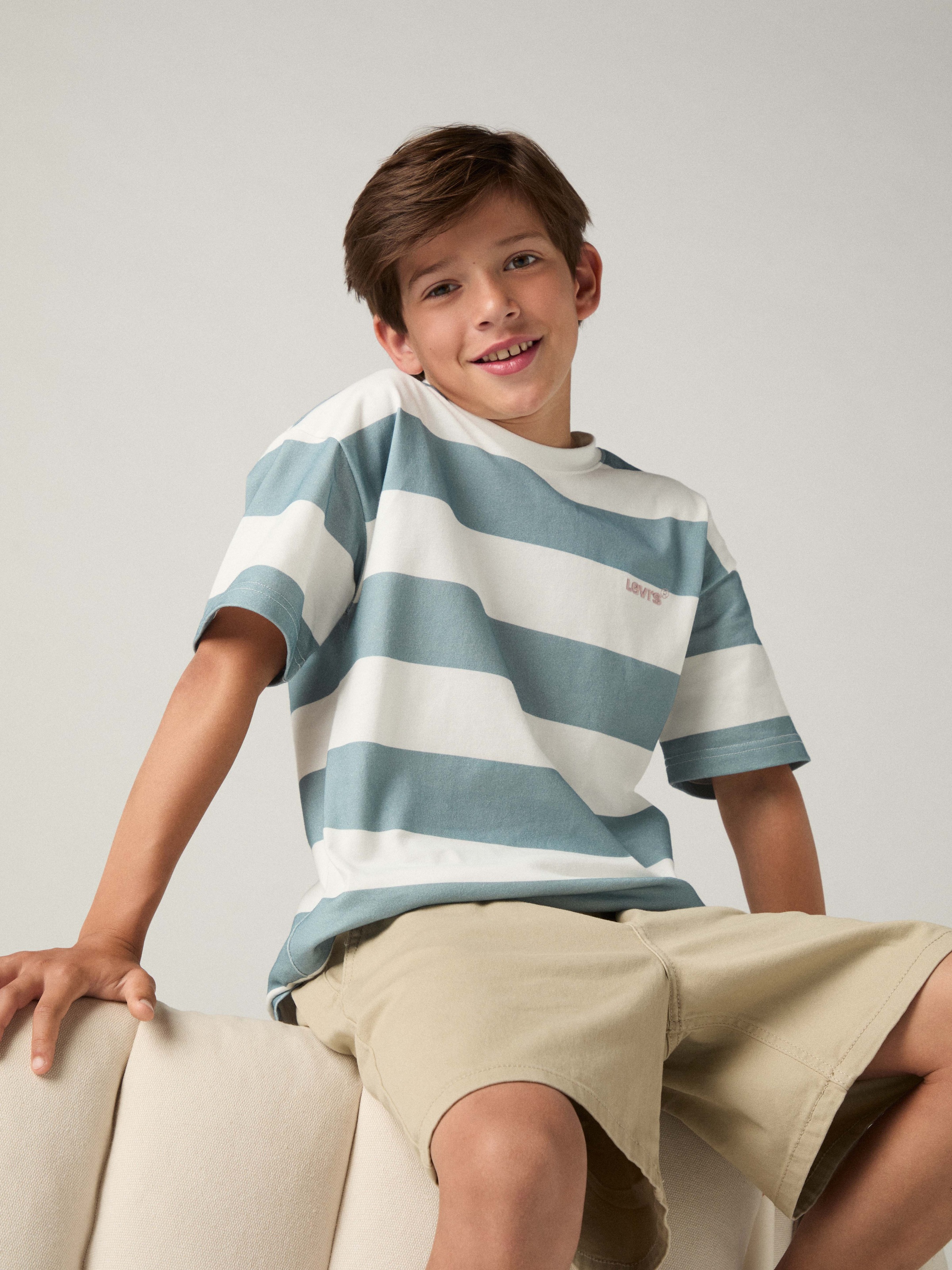 Levi's® Kids T-Shirt »LVB BIG STRIPE TEE« for Boys, gestreift