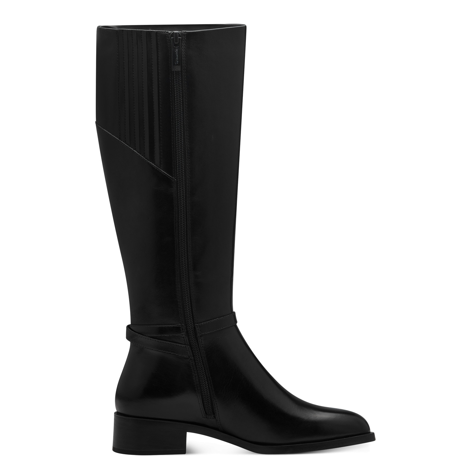 Tamaris Bottes  talon bloc, bottes hautes avec élément logo en T