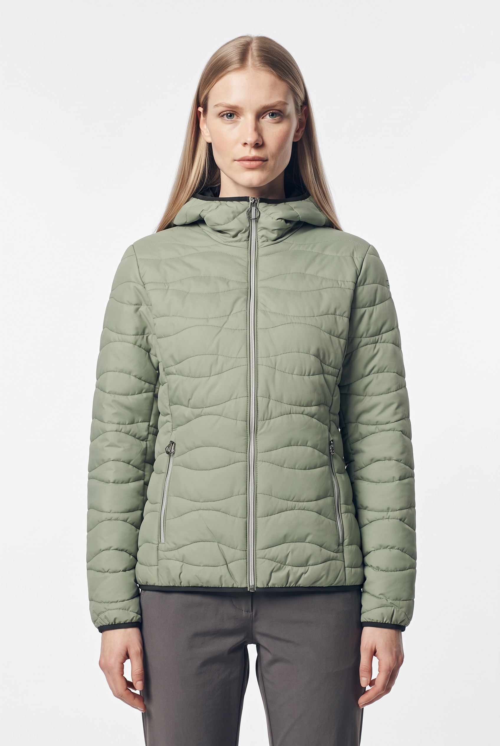 Image of CMP Steppjacke "WOMAN JACKET FIX HOOD" mit Kapuze winddicht, wasserabweisend, atmungsaktiv