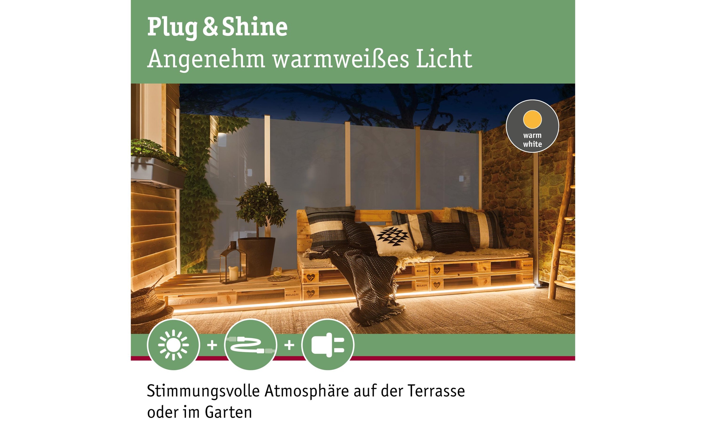 Paulmann LED-Streifen »Plug & Shine Sm«