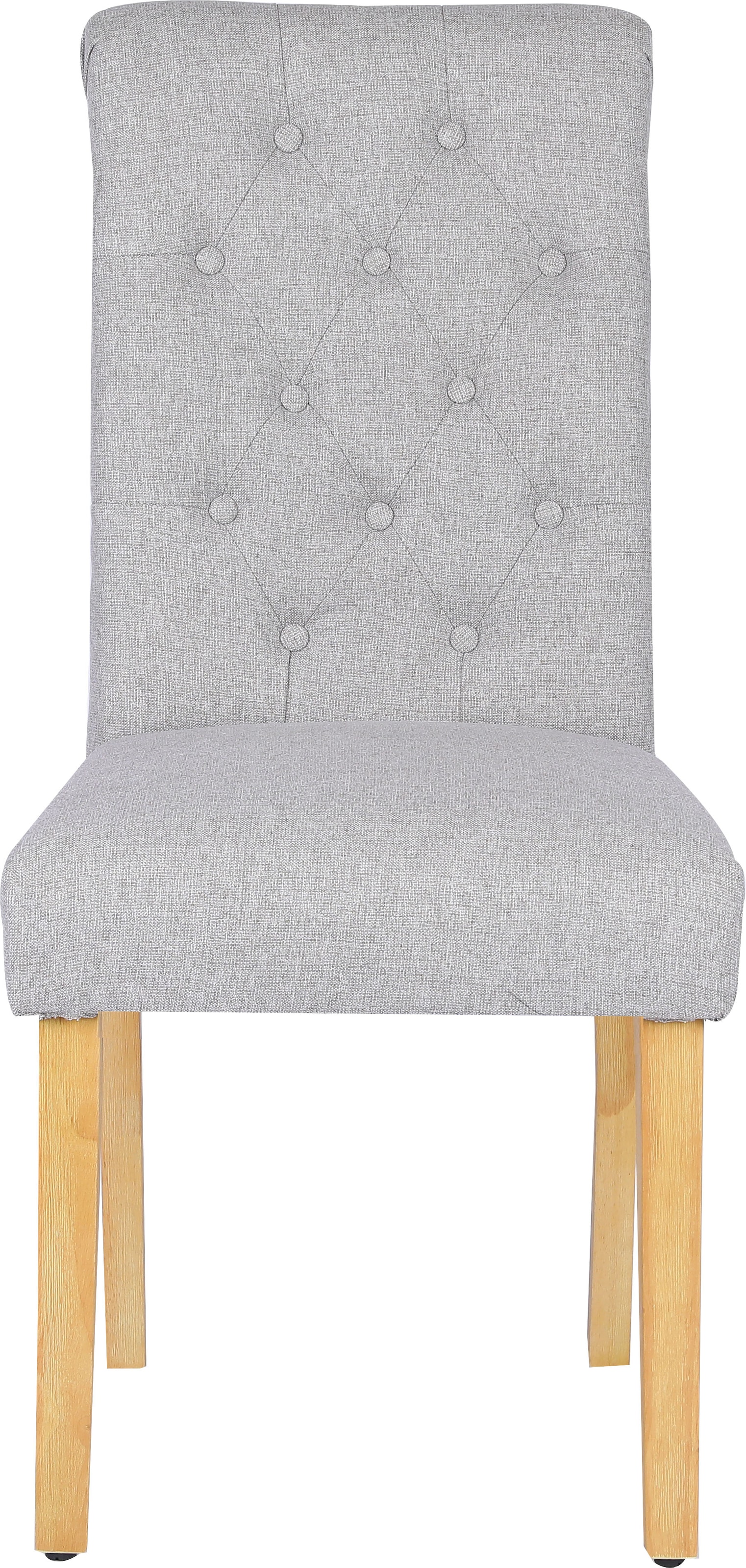 Home affaire Chaise de salle à manger »Liao, TOPSELLER!, OTTOs Choice, 2er-Set« (Set) pflegeleichter Webstoff Bezug, Knopfheftung, Sitzhöhe ca. 51 cm