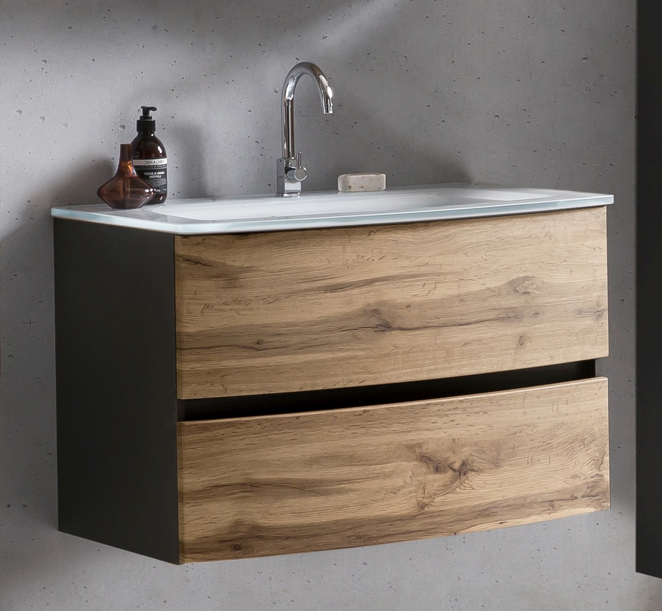 welltime Waschtisch »Kaunas«, Breite 80 cm, mit Soft-Close Funktion