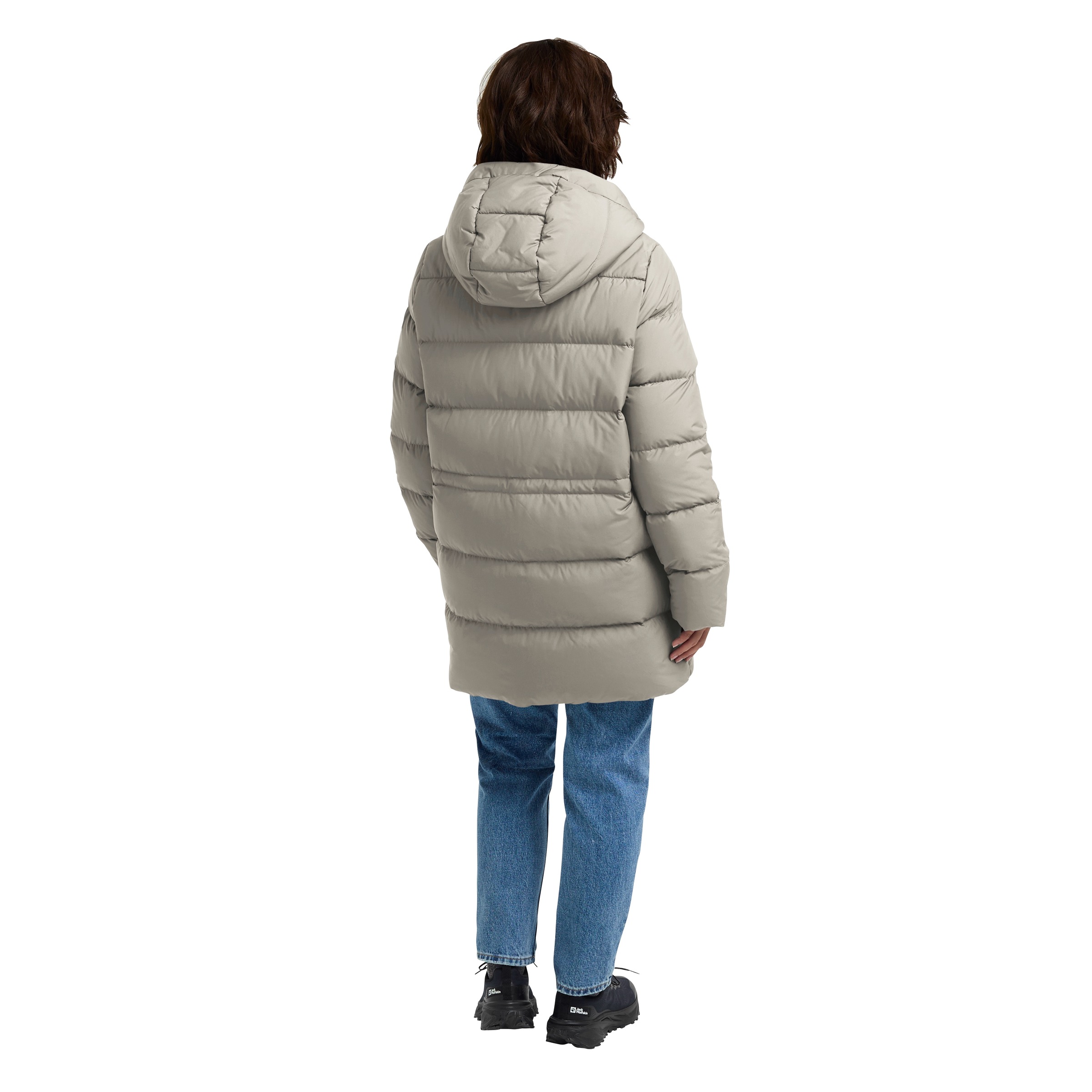 Jack Wolfskin Daunenjacke »FROZEN PALACE LONG JKT W RDS«, Wärmend, winddicht, Daunenjacke
