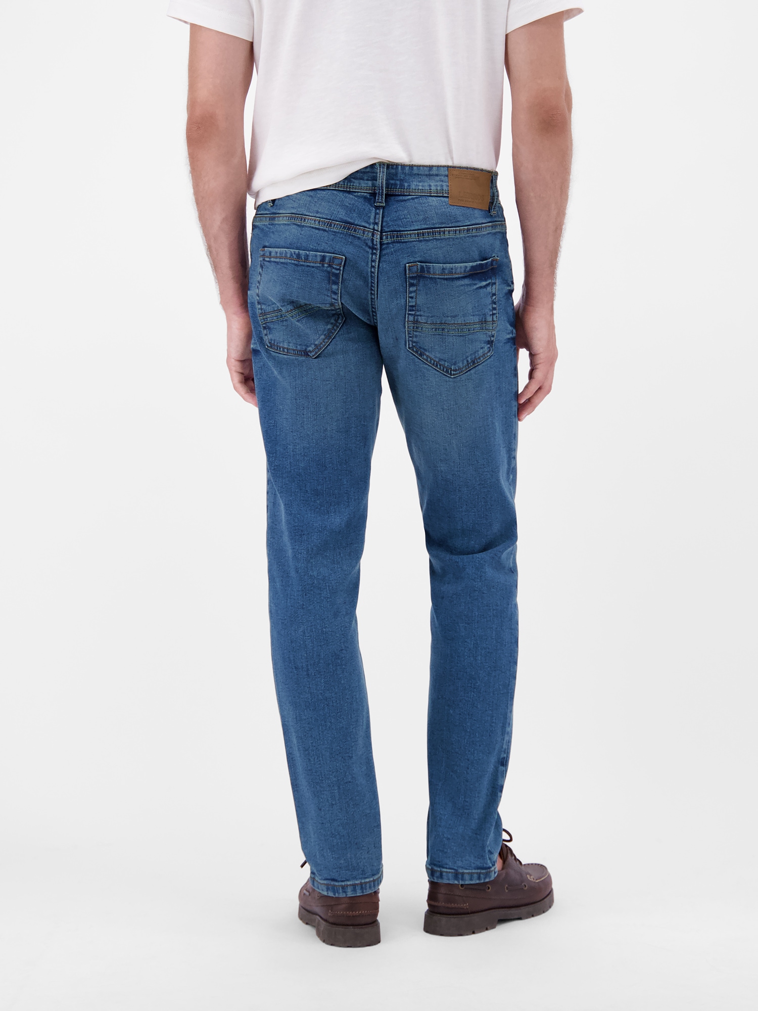 LERROS Pantalon de détente »Baxter Relaxed Fit Jeans – Bequemer Stretch 5-Pocket Denim«  jeans stretch confortable - facile d'entretien, idéal pour tous les jours & loisirs