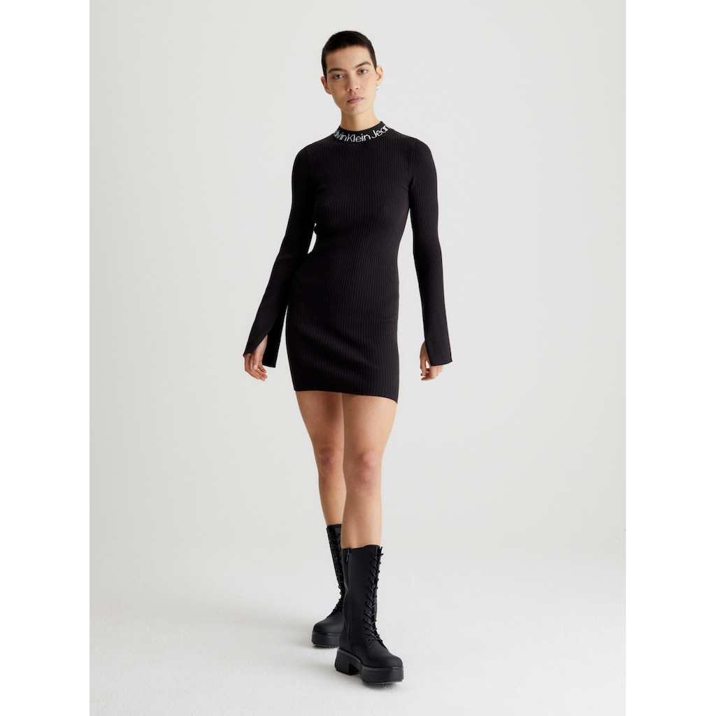Calvin Klein Jeans Sweatkleid »LOGO INTARSIA SWEATER DRESS«