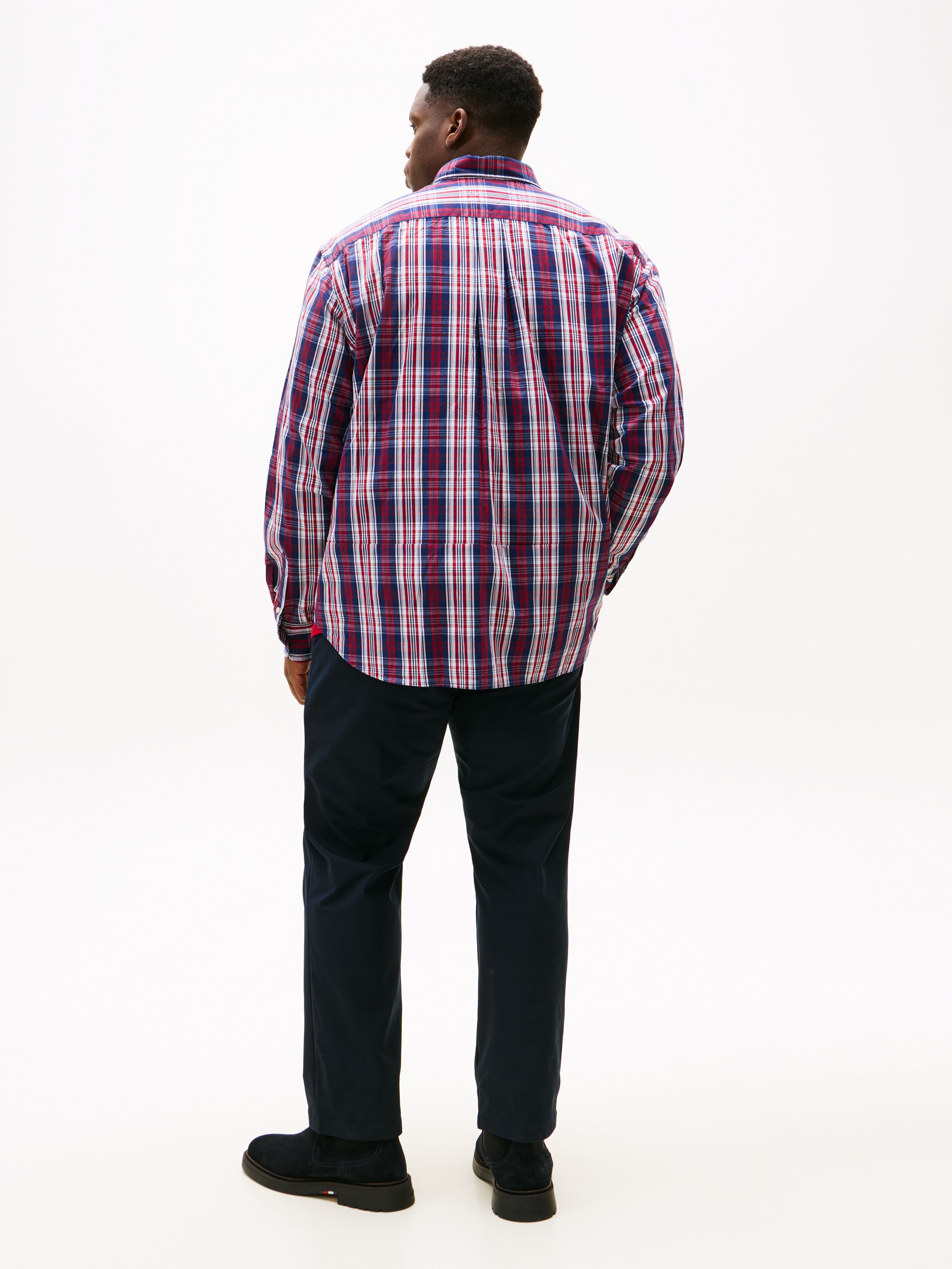 Tommy Hilfiger Big & Tall Chemise à manches longues »BT - FLEX POP MEDIUM CHECK« regular fit, Grosse Grössen, kariert