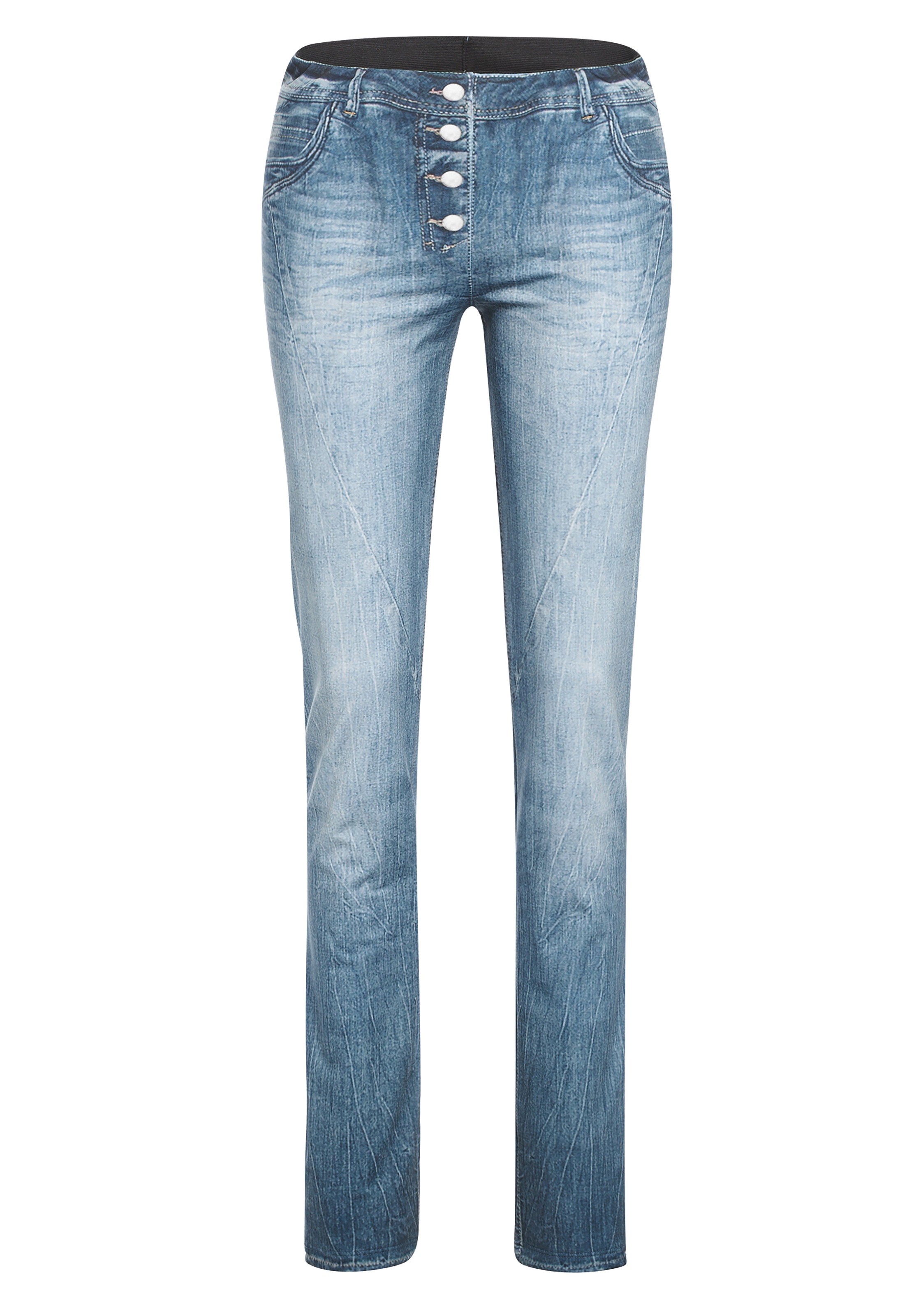 Image of Maier Sports Funktionshose »Sivi«, Jeans-Optik, Softshell, winddicht, figurbetont bei Ackermann Versand Schweiz