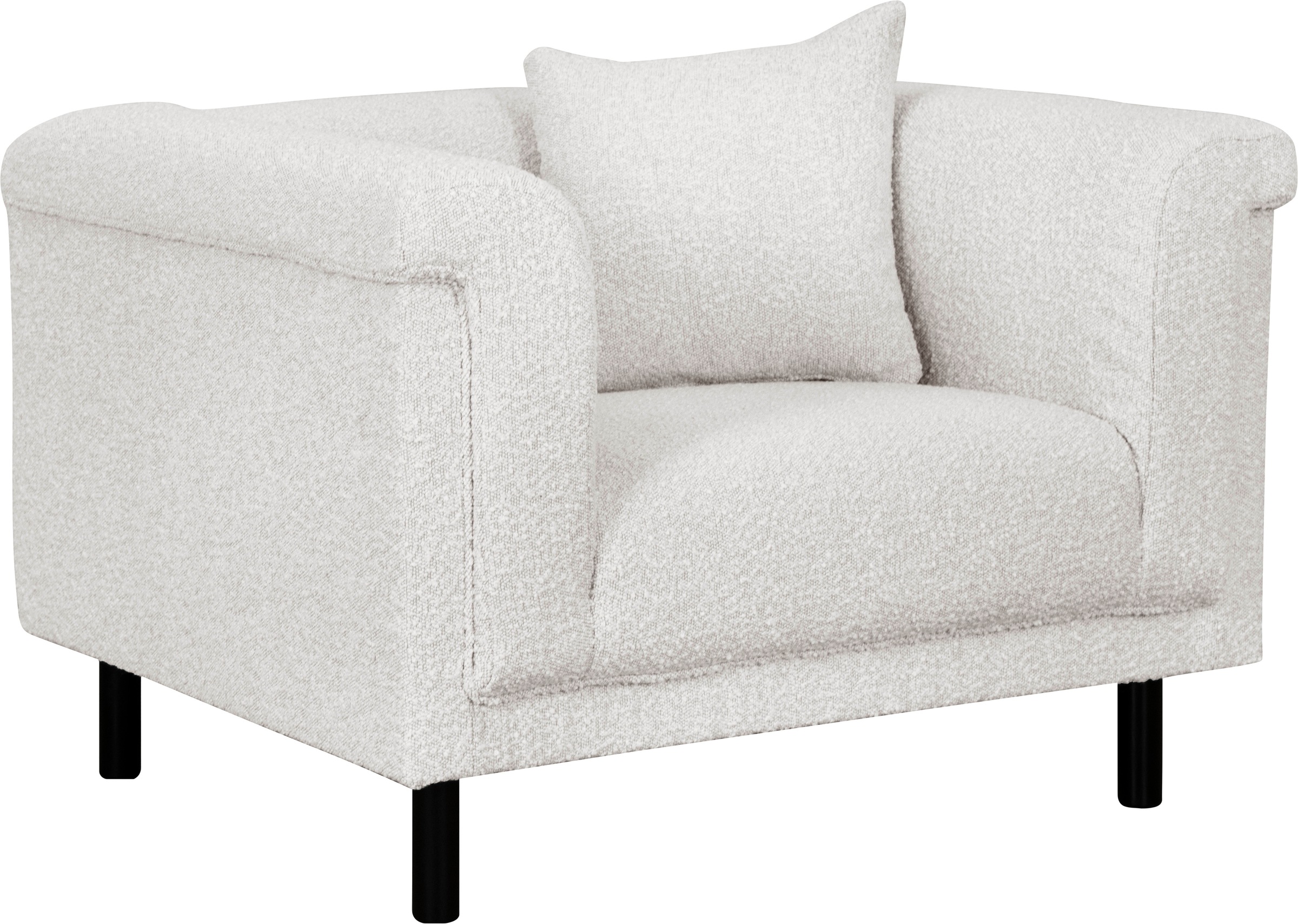 INOSIGN Sessel »AGNIA  B/T/H: 100/85/71 cm«, incl. Zierkissen, auch in Cord und Bouclé