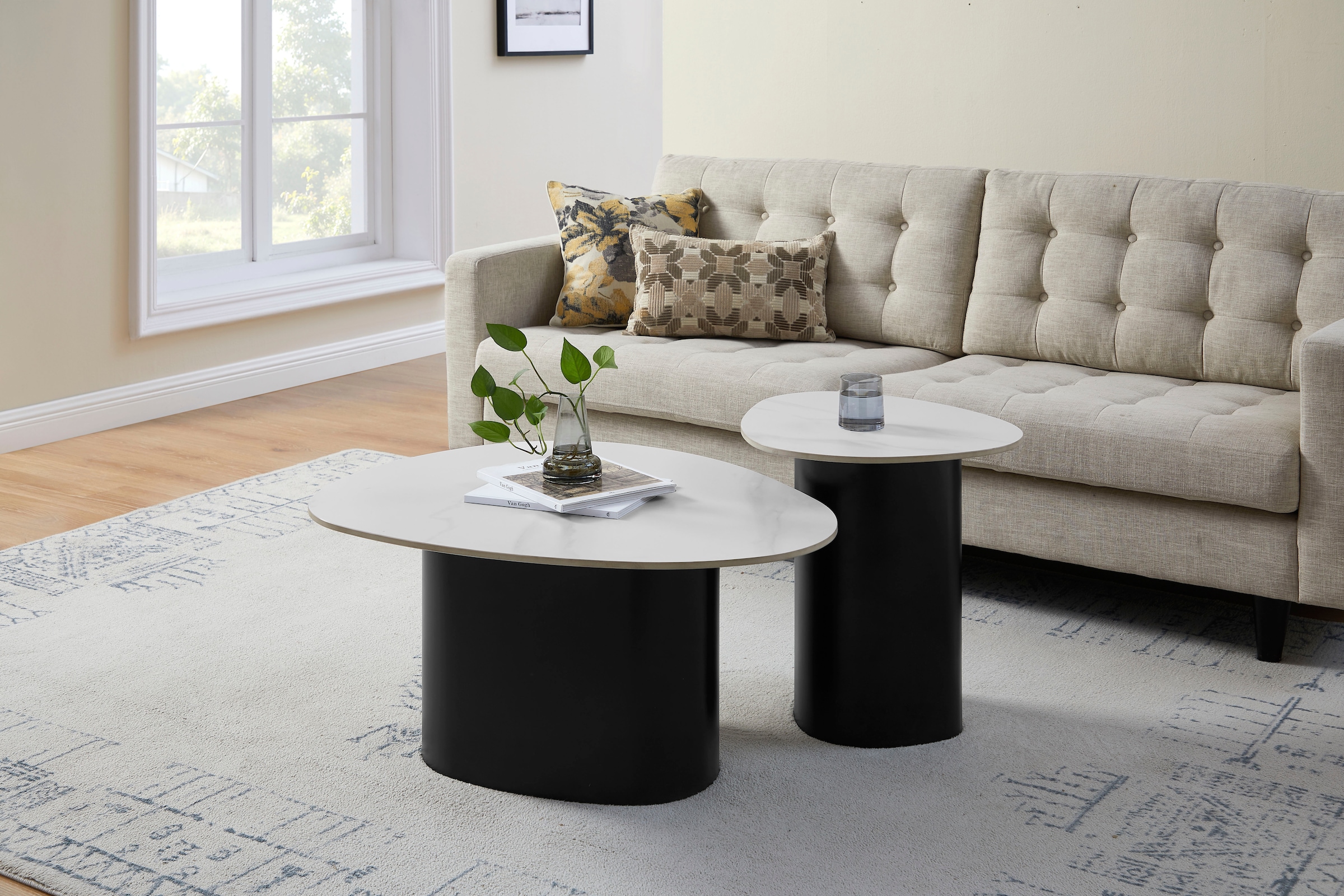 GOODproduct Couchtisch »Craco« Set,  2er-Set, in unterschiedlichen Höhen, ideal als Ablagefläche