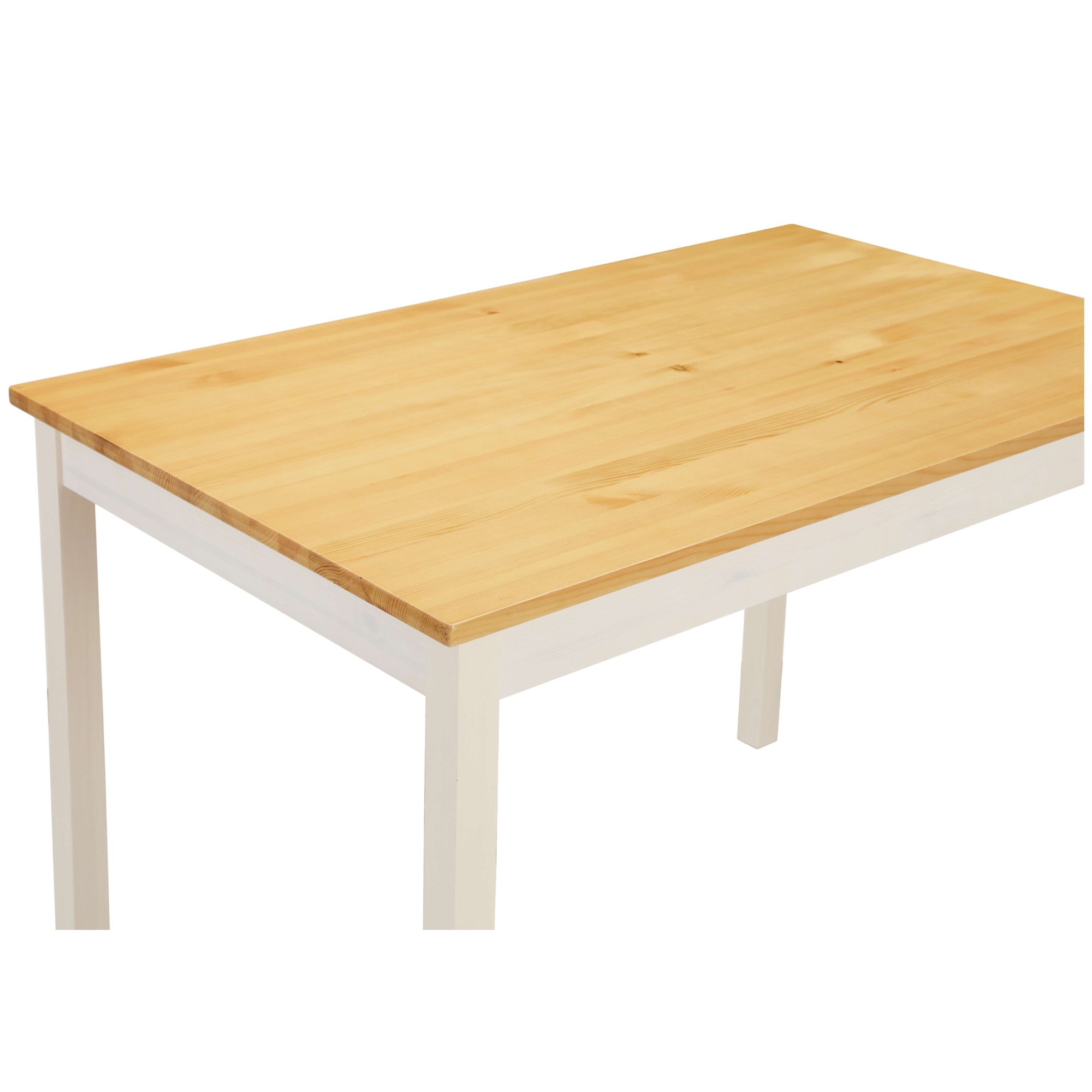 GOODproduct Ensemble de salle à manger »Willow« Ensemble, Esstisch mit 4 Stühlen, 5 tlg. Esstisch mit 4 Stühlen, aus massivem Kiefernholz
