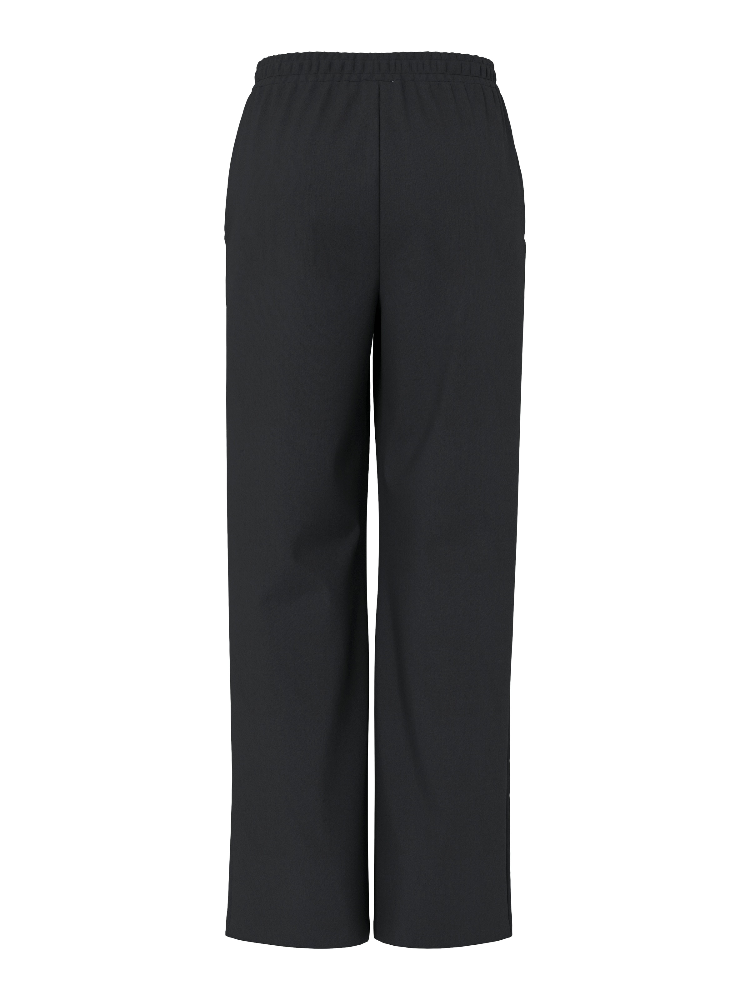 pieces Schlupfhose »PCBOSELLA HW WIDE PANTS NOOS BC«  Materialmix, High Waist