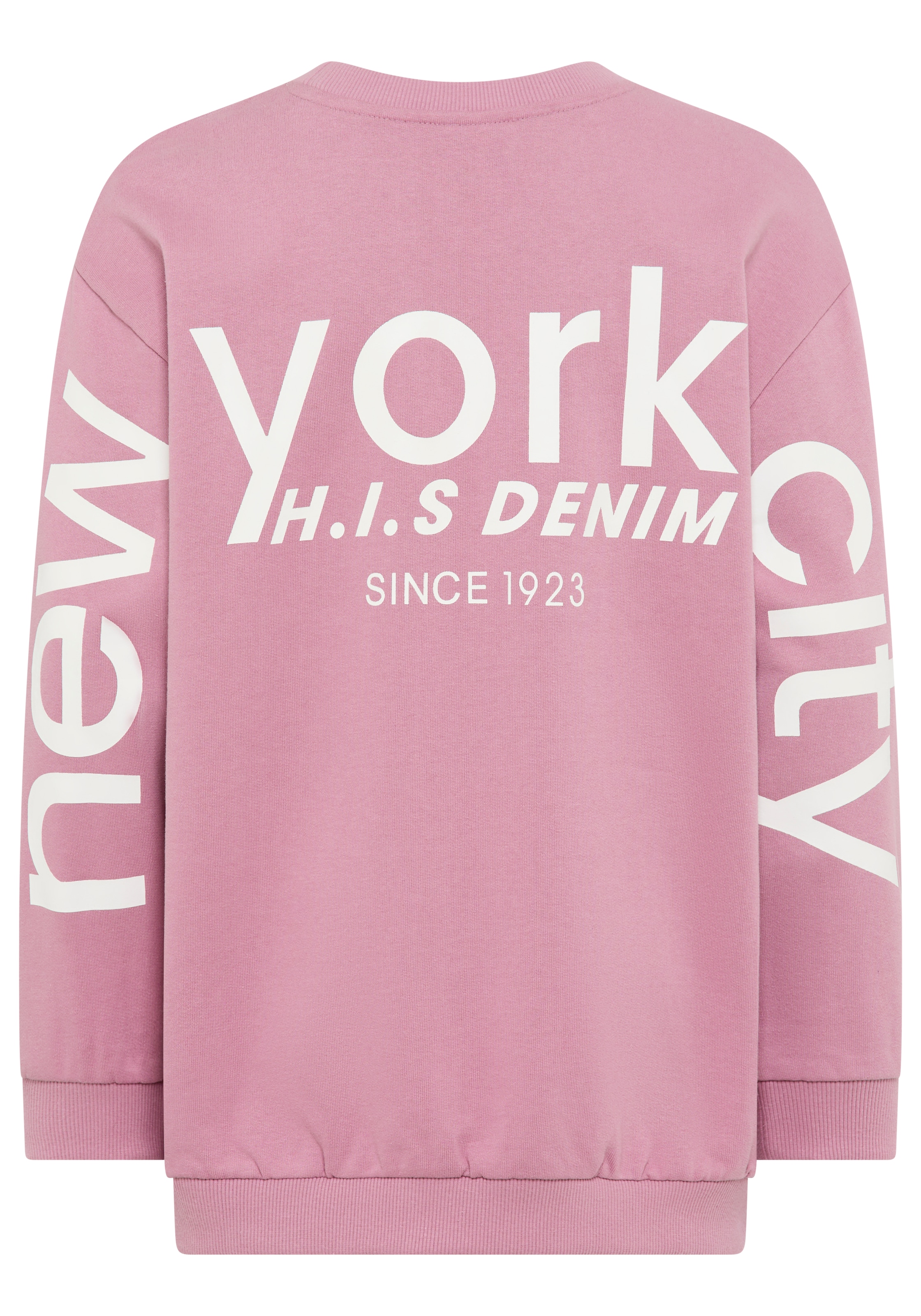 H.I.S Sweatshirt »Sweatshirt Rückenprint«, Sweatshirt mit grossem Rückenprint