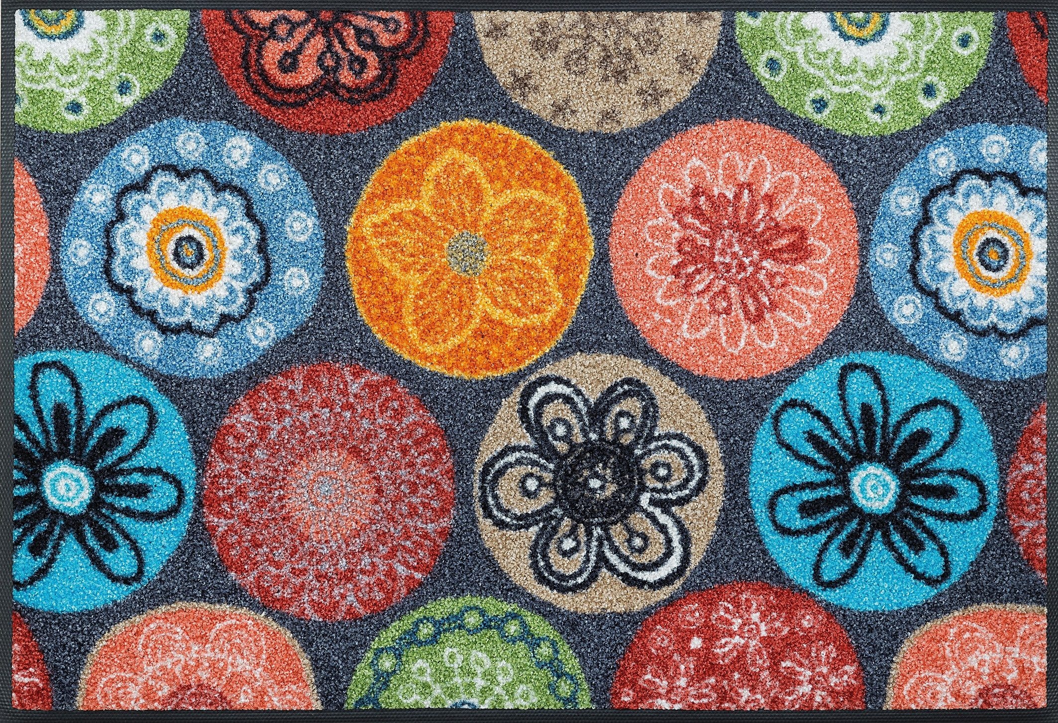 Image of wash+dry by Kleen-Tex Läufer "Coralis" rechteckig 7 mm Höhe Schmutzfangläufer, rutschhemmend, In- und Outdoor geeignet, waschbar