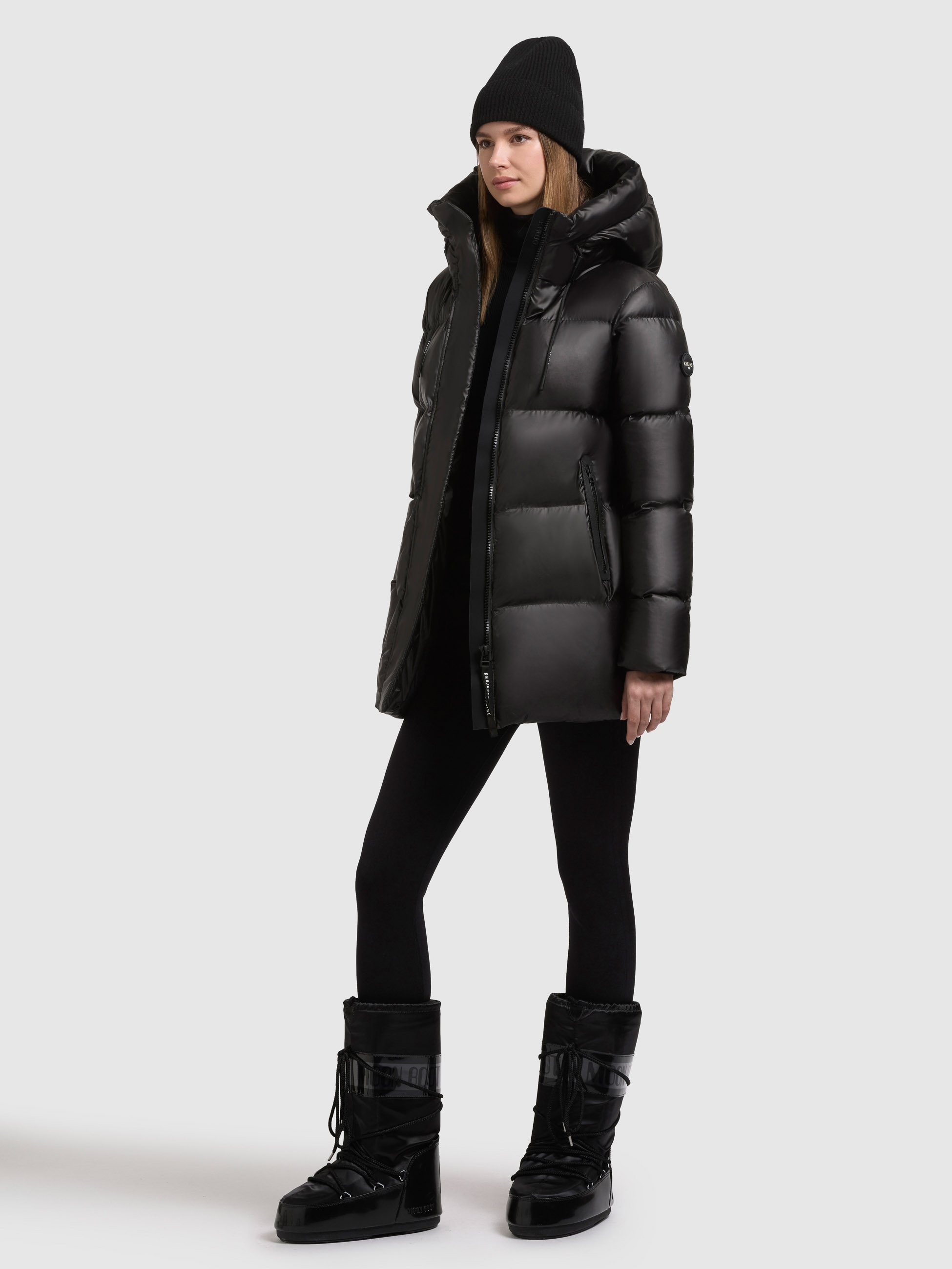 khujo Steppjacke »DROWN SHINY« mit Kapuze