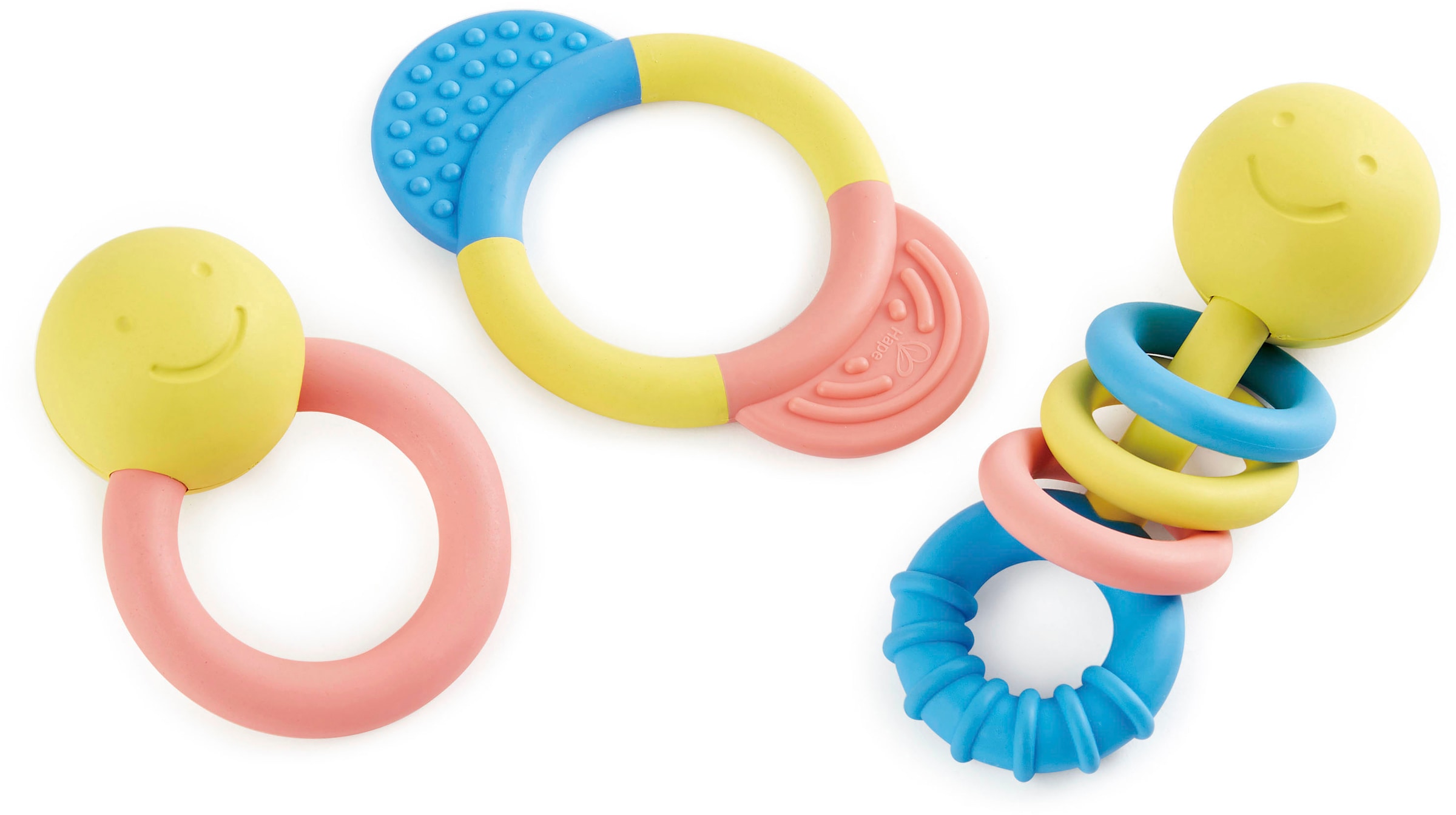 Hape Greifspielzeug "Rassel- und Beißring-Set"