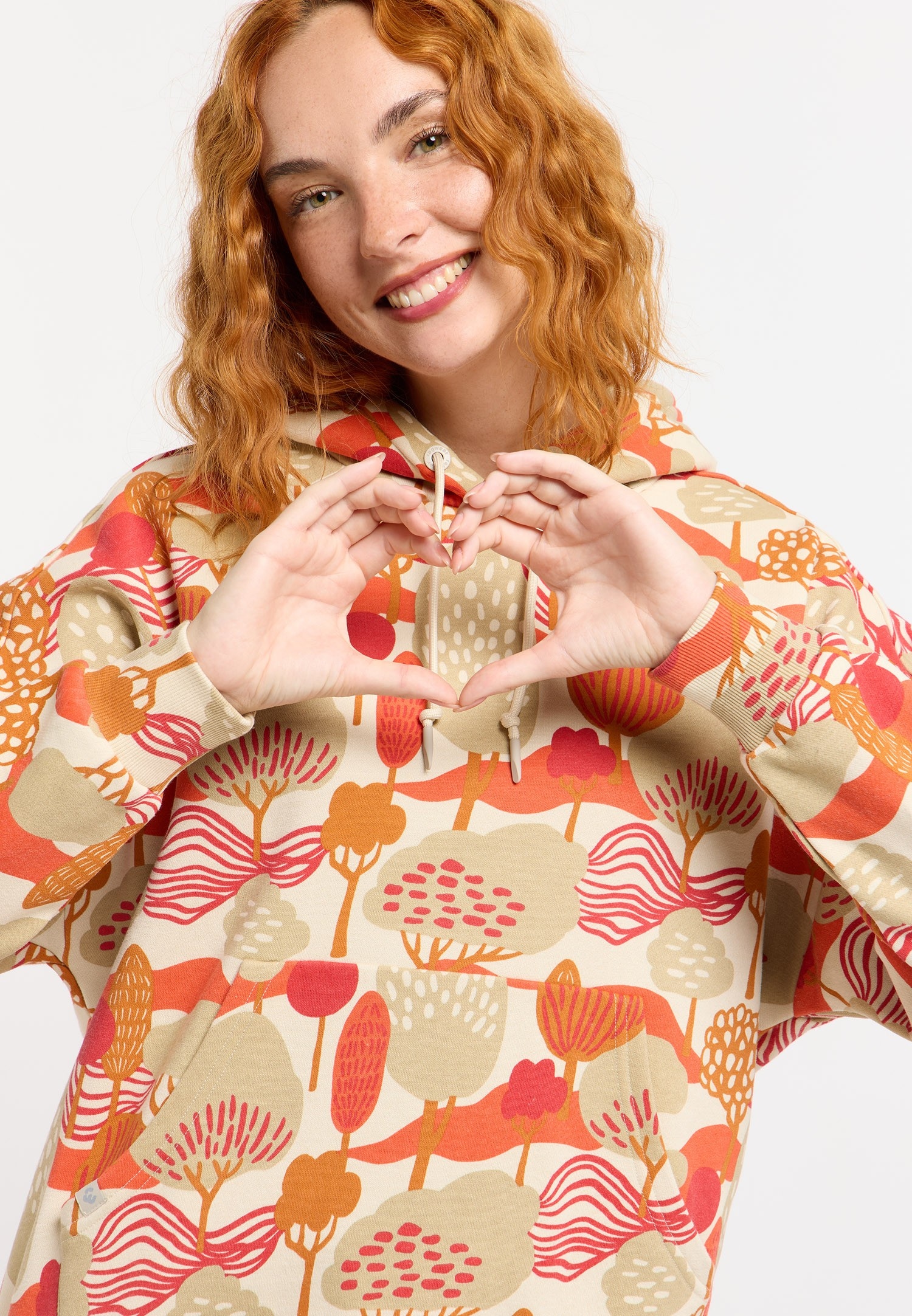 Ragwear 1100000002199 »PIRITA PRINT«, mit Rundhalsausschnitt und Kordelverschluss, normale Schnittform
