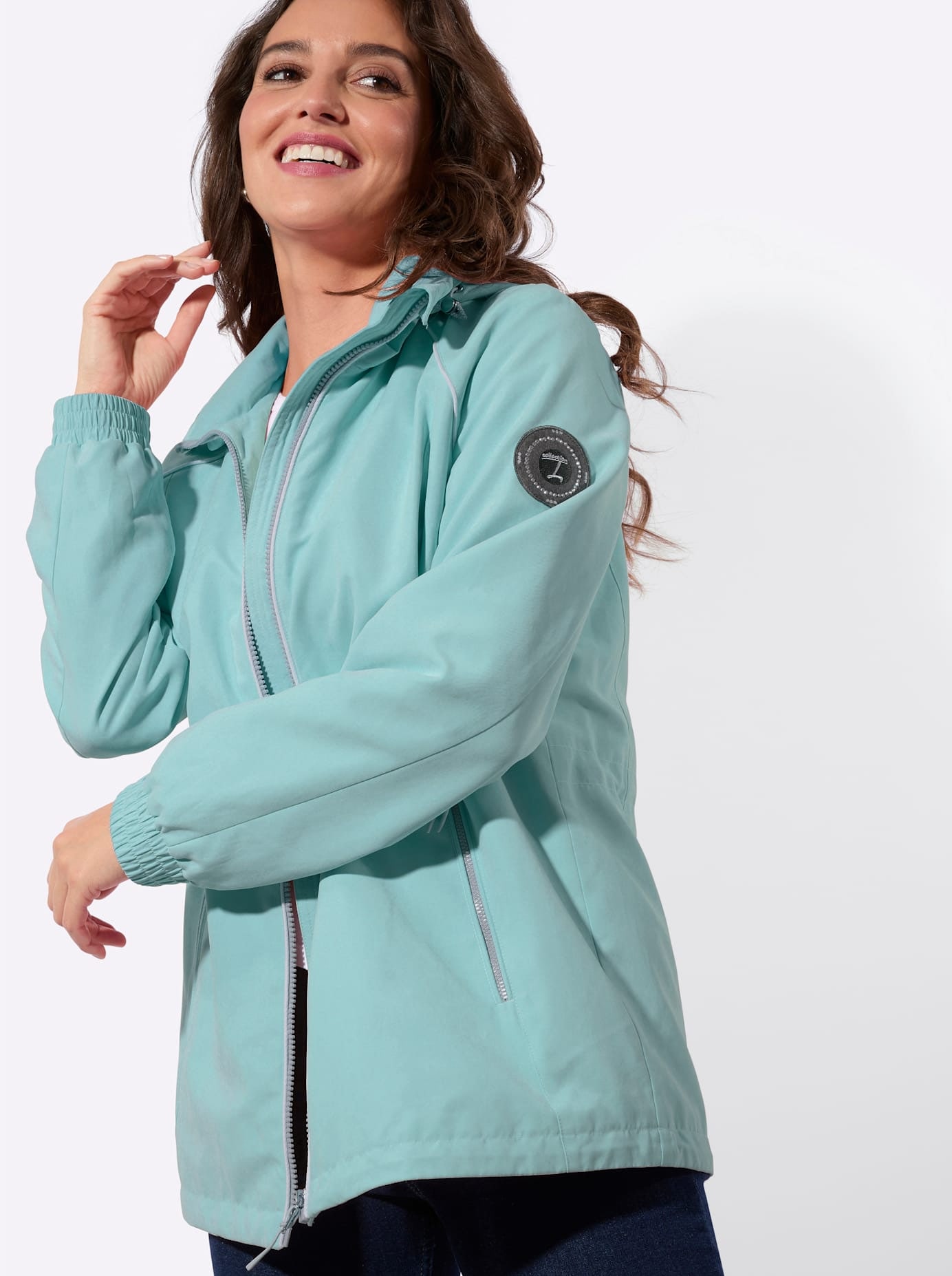 Casual Looks Veste longue mit Kapuze